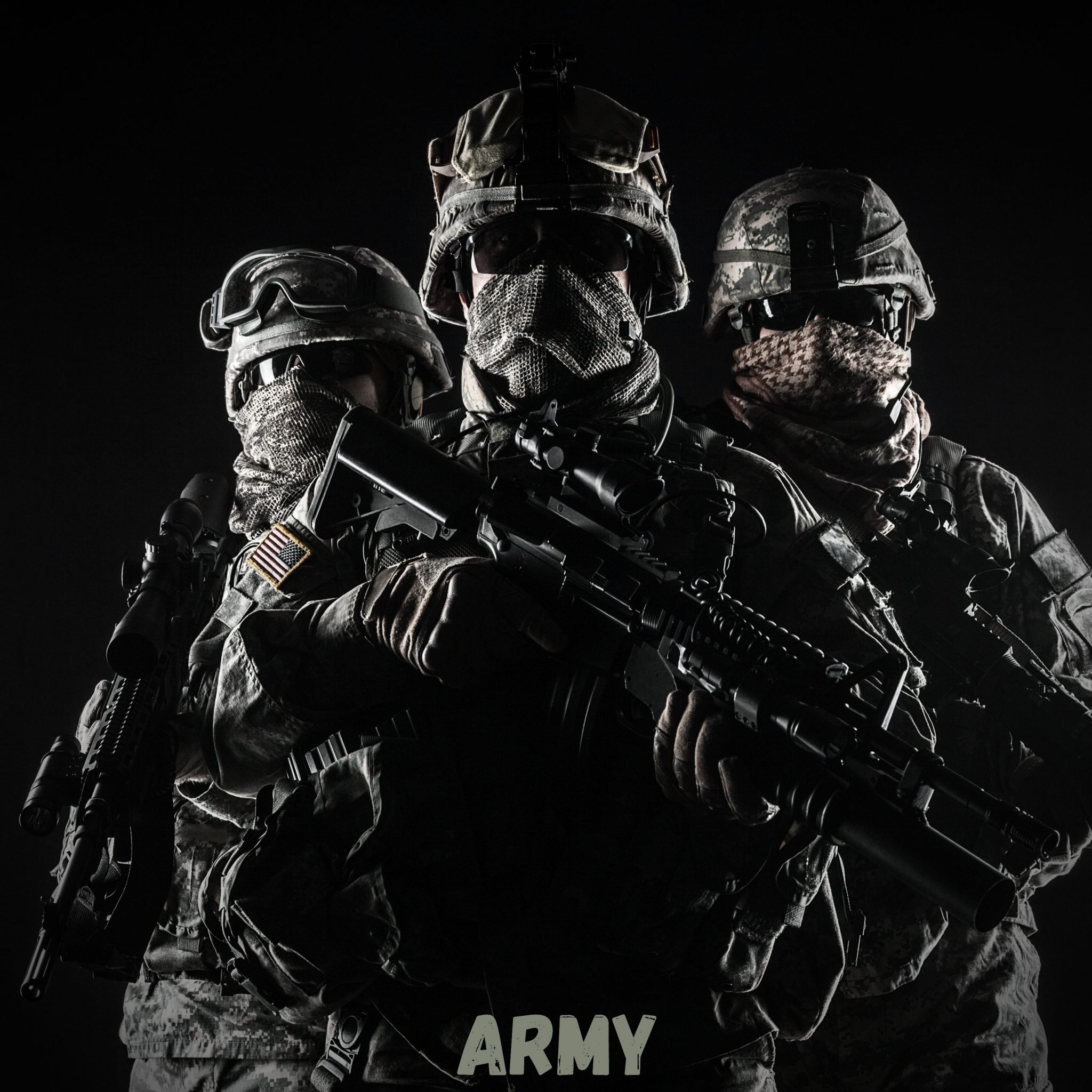 2048x2048 wallpapers iPad retina Army Soldiers iPad Wallpaper 2048x2048 pixels resolution