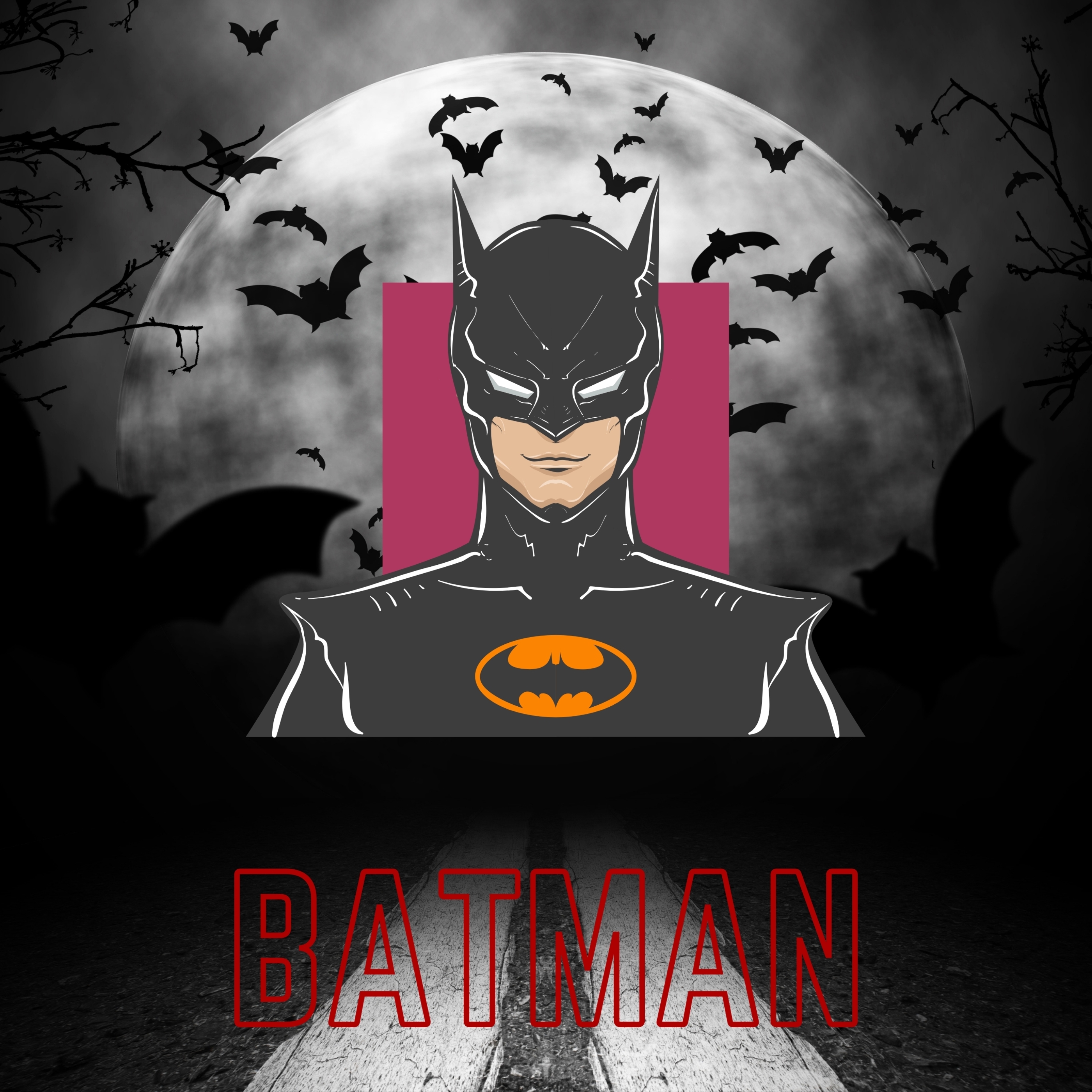 Made a Batman wallpaper for my iPad from a digital comic cover  rbatman