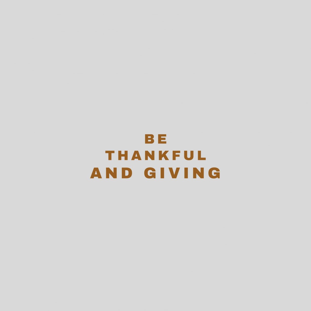 1262x1262 Parallax wallpaper 4k Be Thankful and Giving Quote iPad Wallpaper 1262x1262 pixels resolution