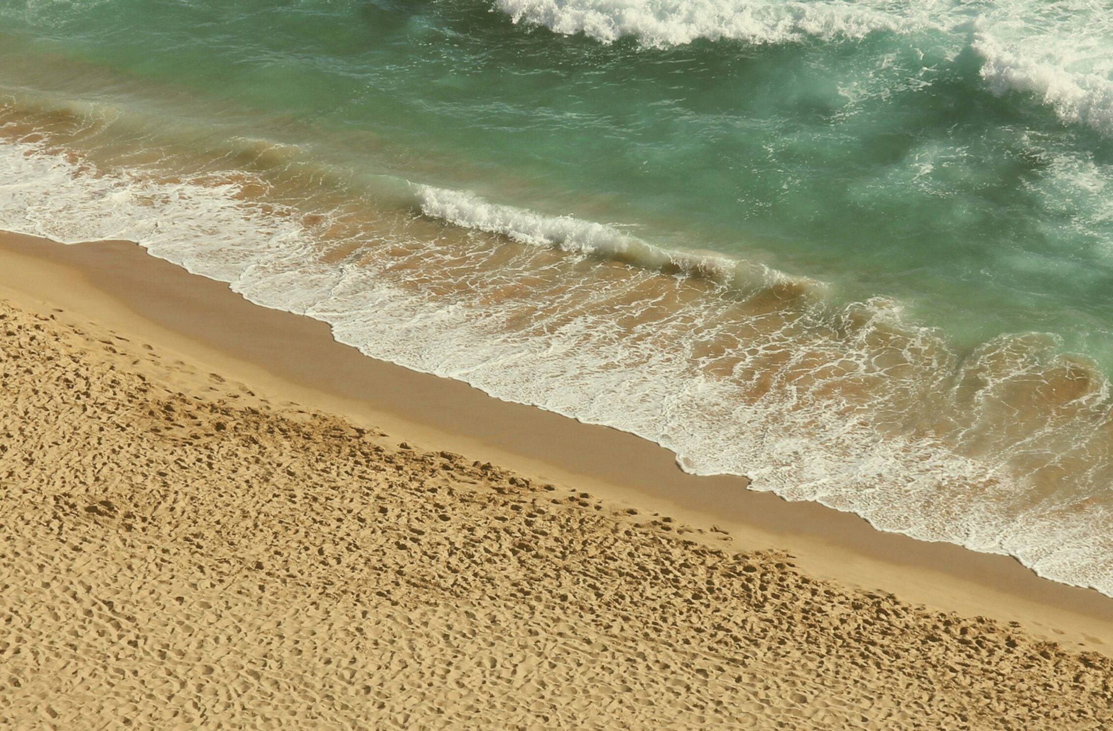 2266x1488 iPad Mini wallpapers Beach Shore Ocean Waves Water iPad Wallpaper 2266x1488 pixels resolution