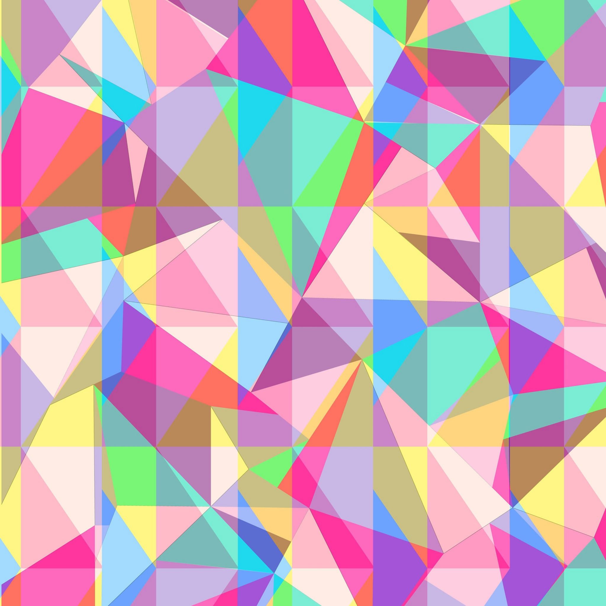 2048x2048 wallpapers iPad retina Color Triangle iPad Wallpaper 2048x2048 pixels resolution