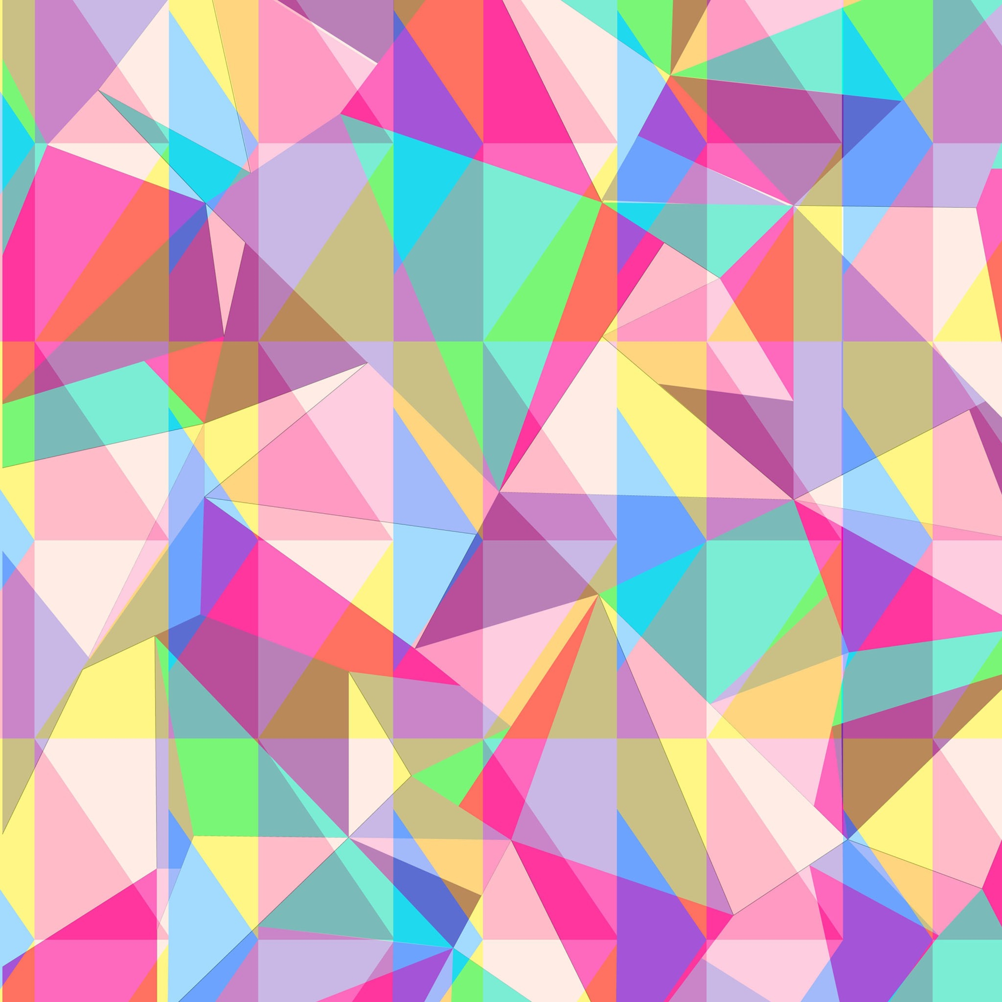 Color Triangle iPad Wallpaper