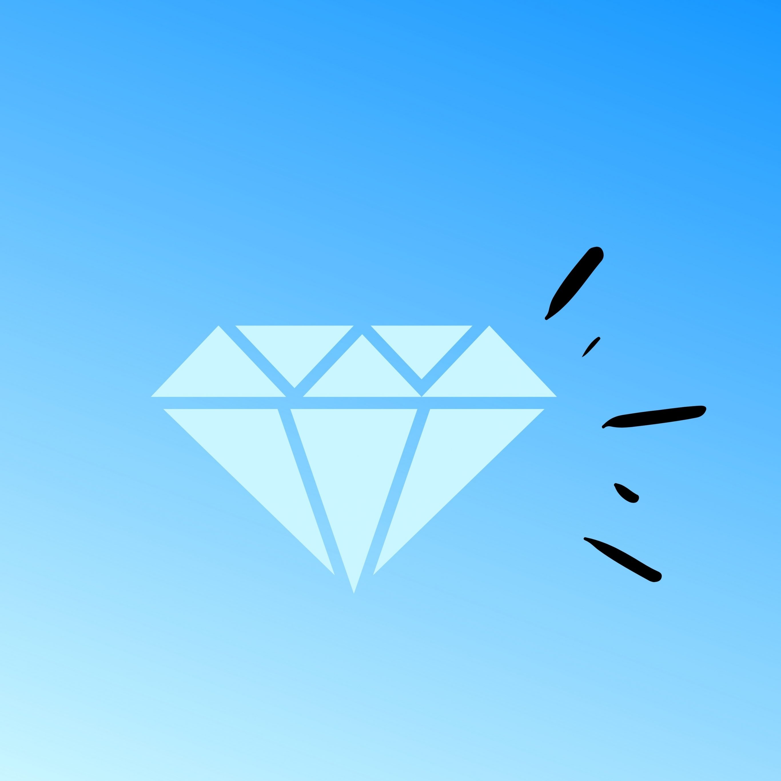 iPad Pro 12.9 wallpapers Diamond Crystal Gem Luxury Blue iPad Wallpaper