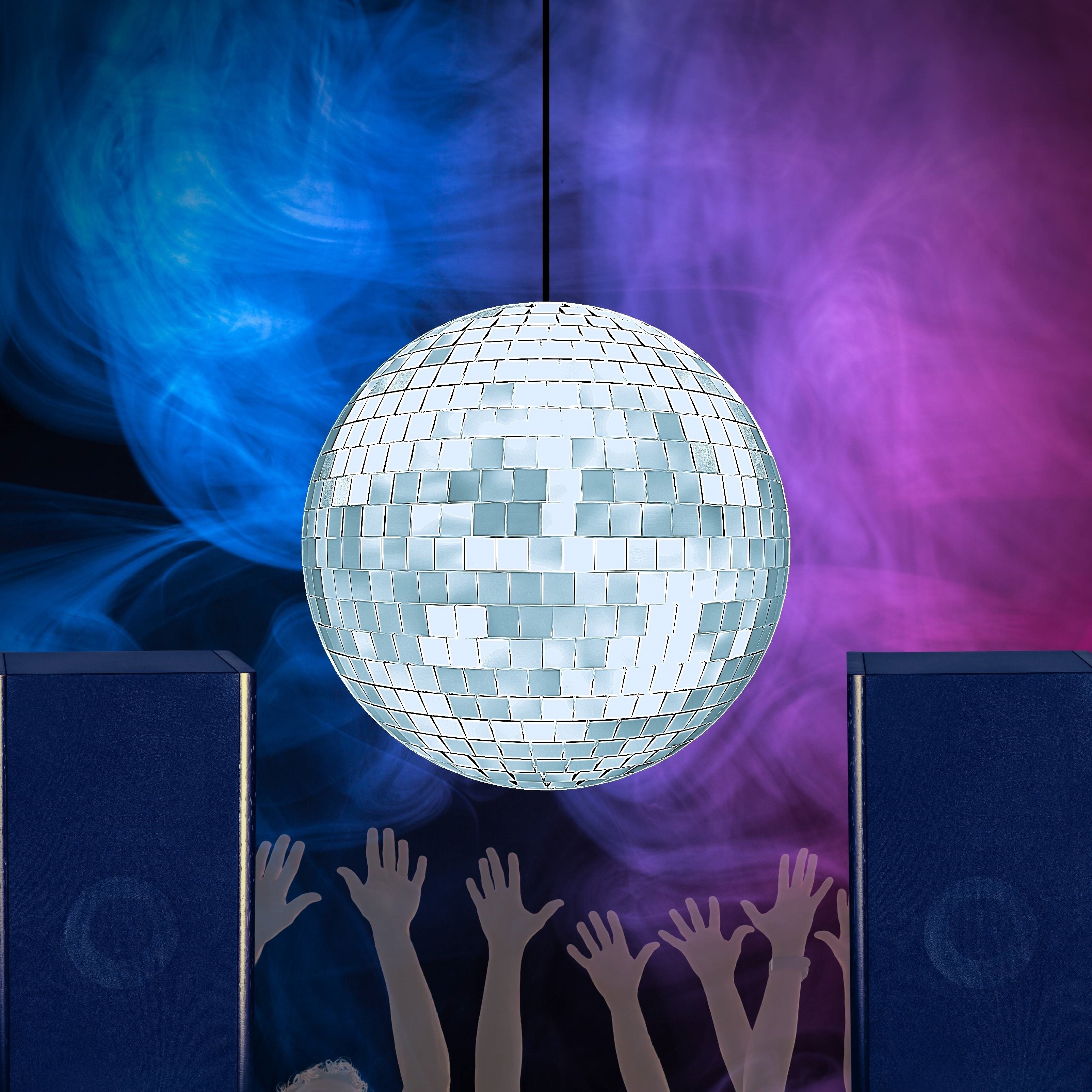 iPad Wallpapers Disco Mirror 3d Ball Glitter Party iPad Wallpaper 3208x3208 px