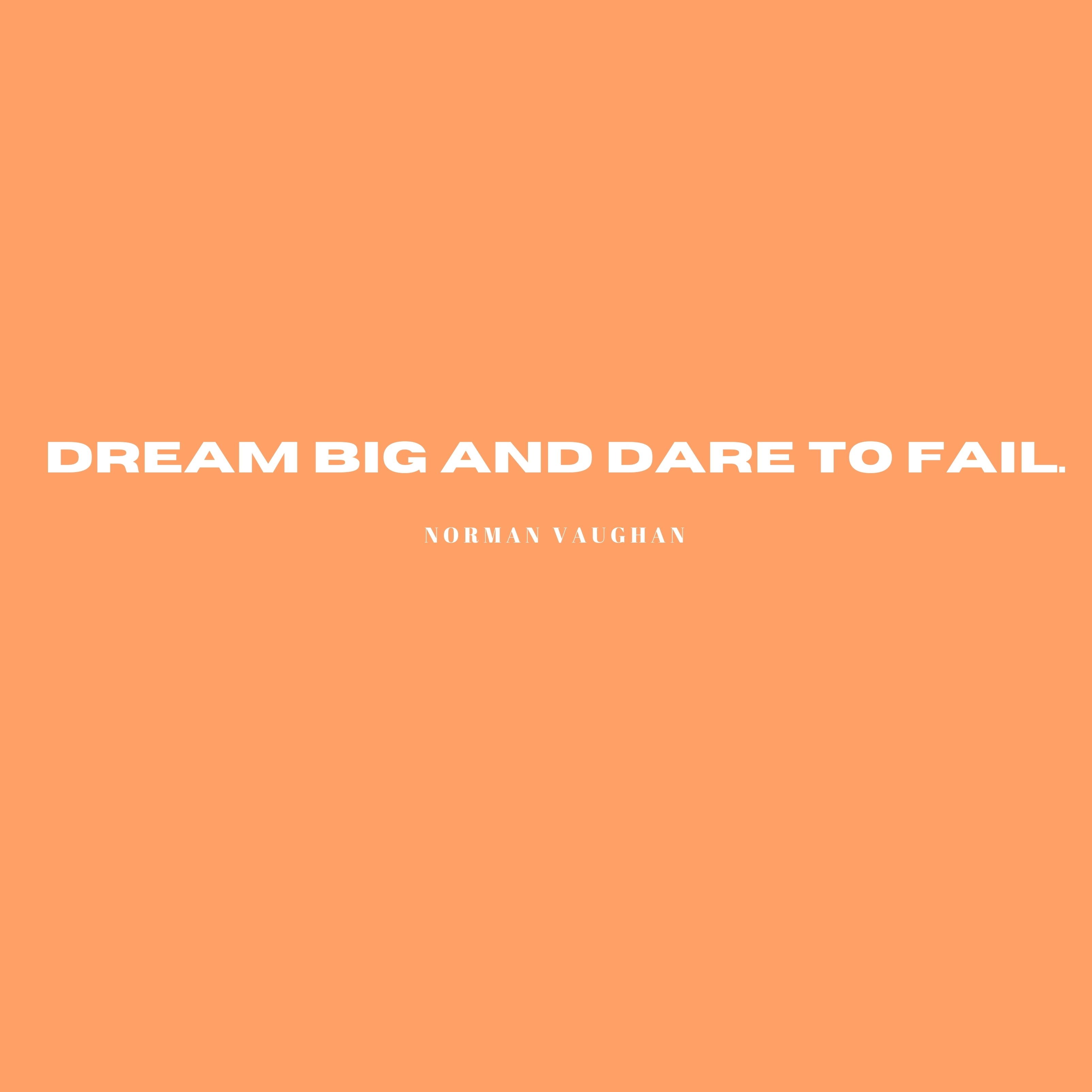 Apple iPad Pro wallpapers Dream Big Dare to Fail Quote iPad Wallpaper