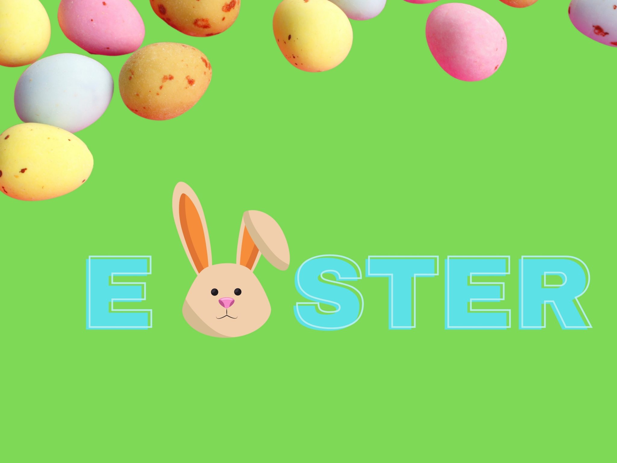 2048x1536 wallpaper Eater Bunny Eggs iPad Wallpaper 2048x1536 pixels resolution