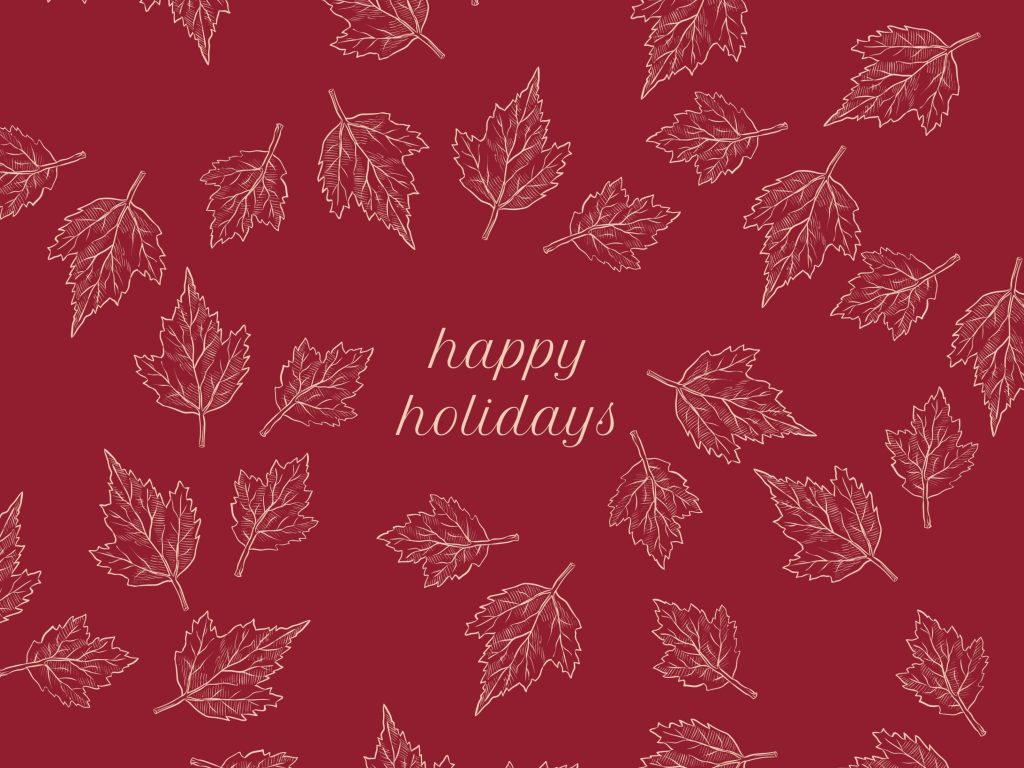 1024x768 wallpaper 4k Happy Holidays Vintage Leaves iPad Wallpaper 1024x768 pixels resolution