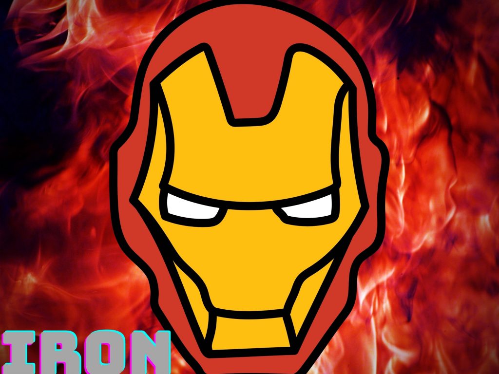 1024x768 wallpaper 4k Iron Man Fire Background iPad Wallpaper 1024x768 pixels resolution