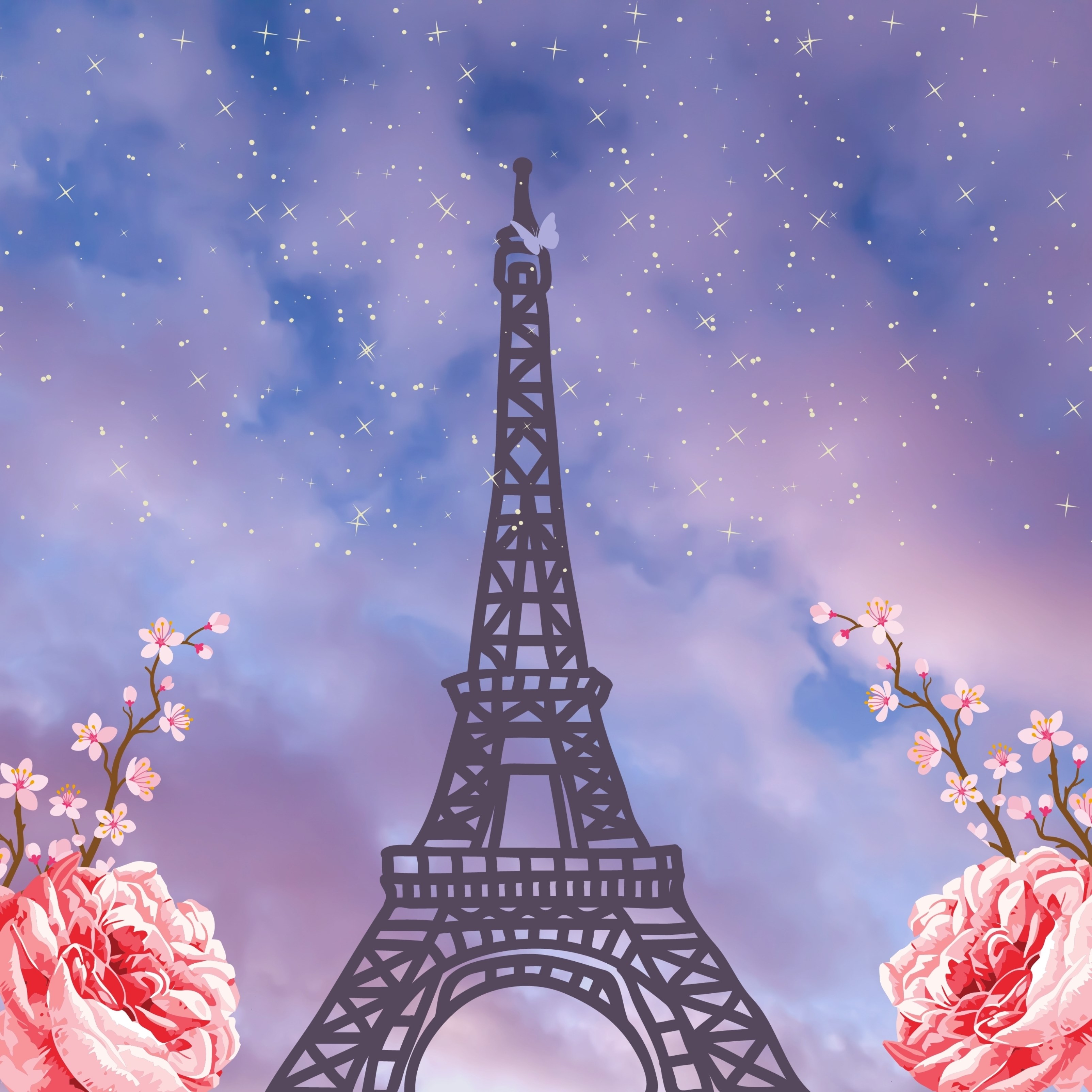 iPad Wallpapers Paris Eiffel Tower Ipad Wallpaper 3208x3208 px