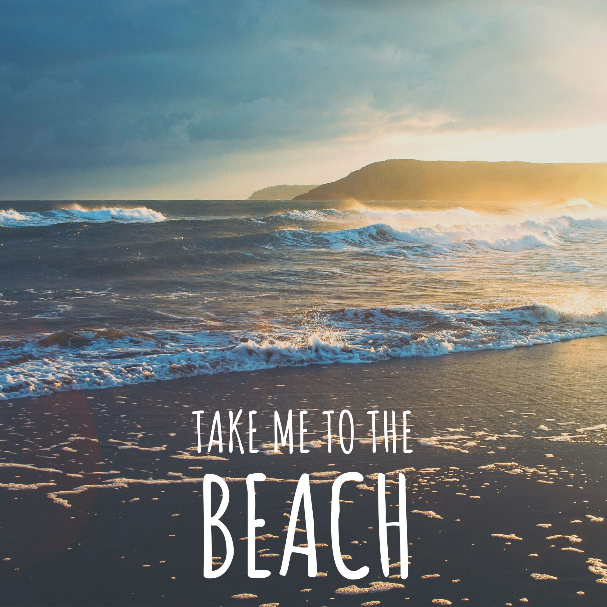 2048x2048 wallpapers iPad retina Take Me to the Beach iPad Wallpaper 2048x2048 pixels resolution