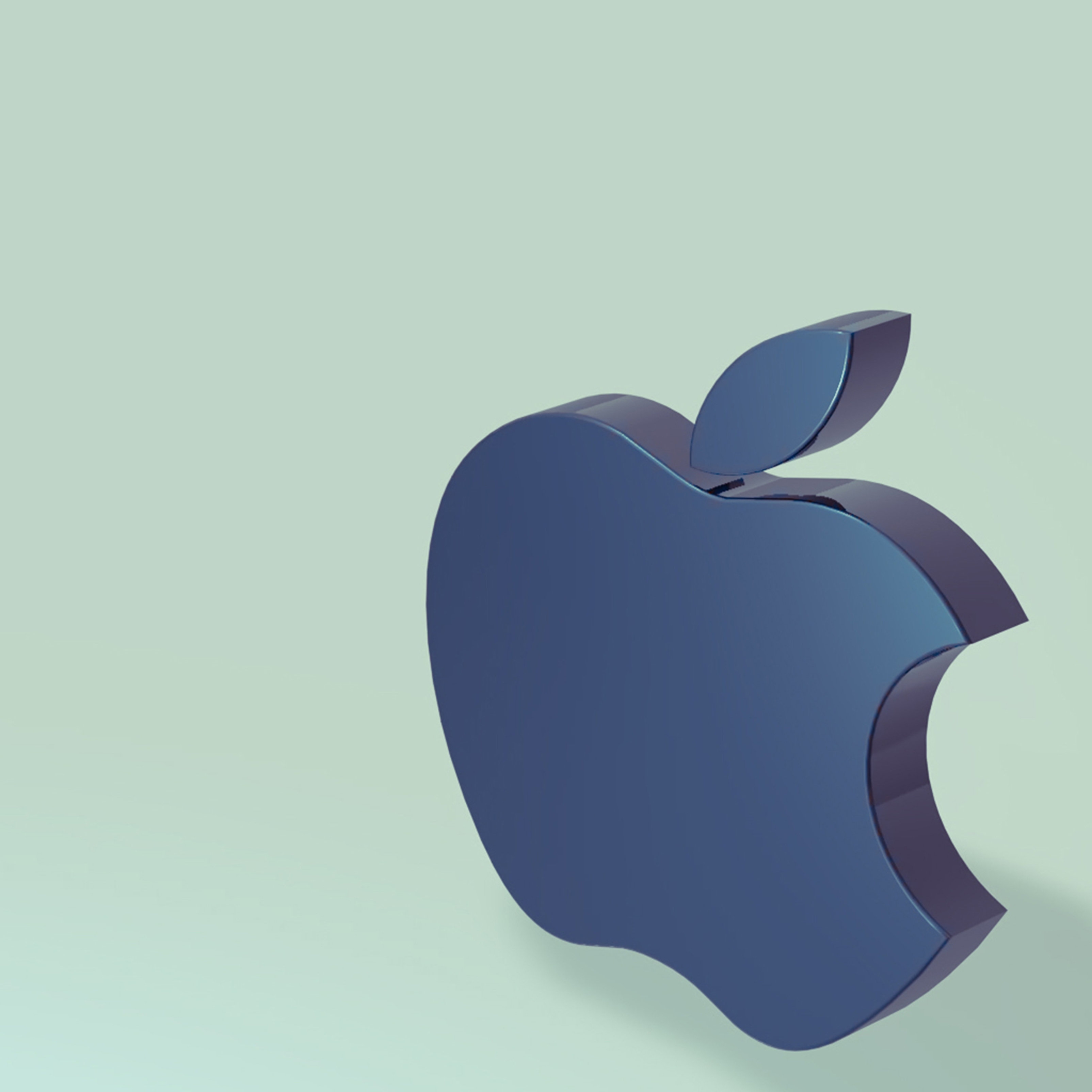 Apple Blue D Ipad Wallpaper