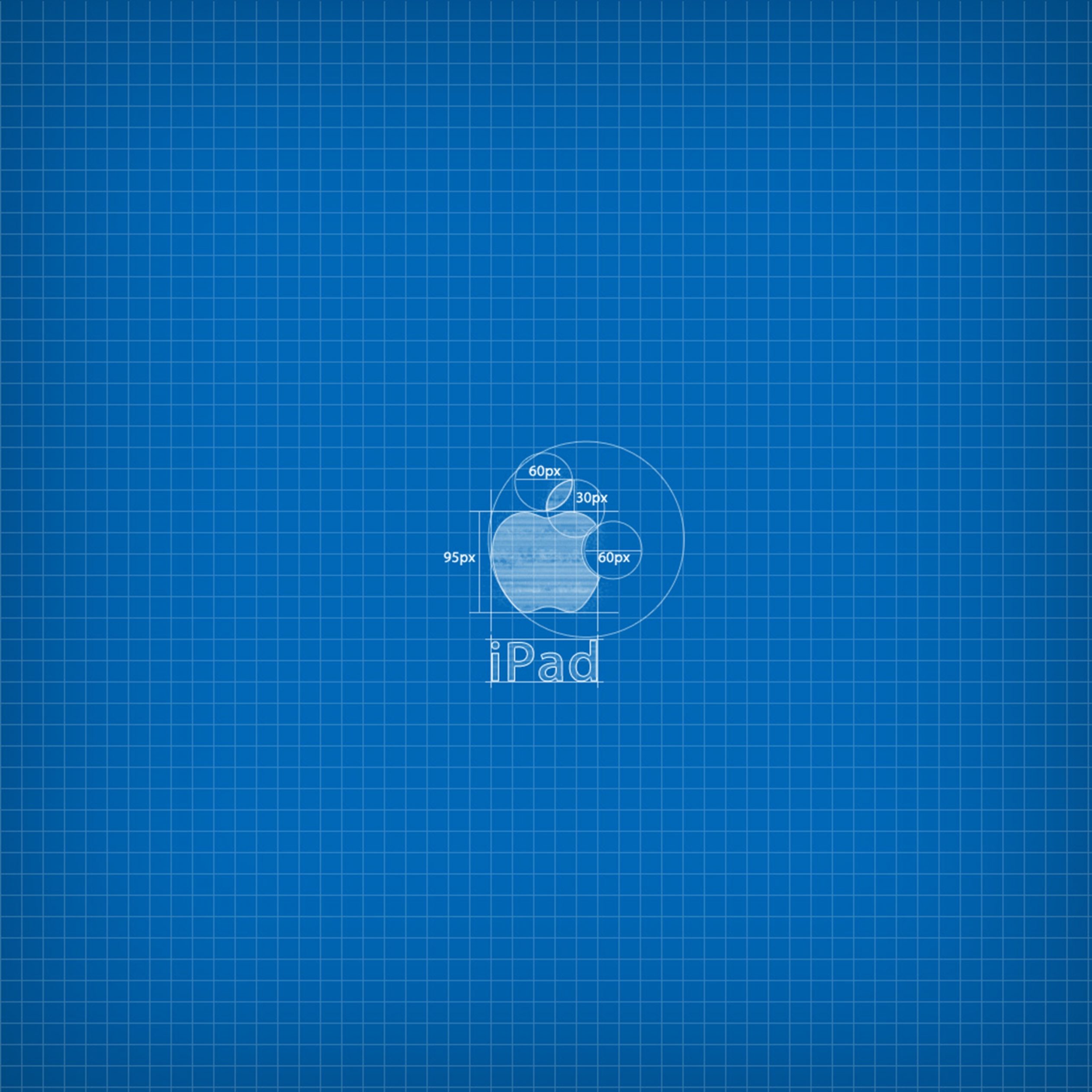 2524x2524 Parallax wallpaper 4k Apple Blueprint Ipad Wallpaper 2524x2524 pixels resolution