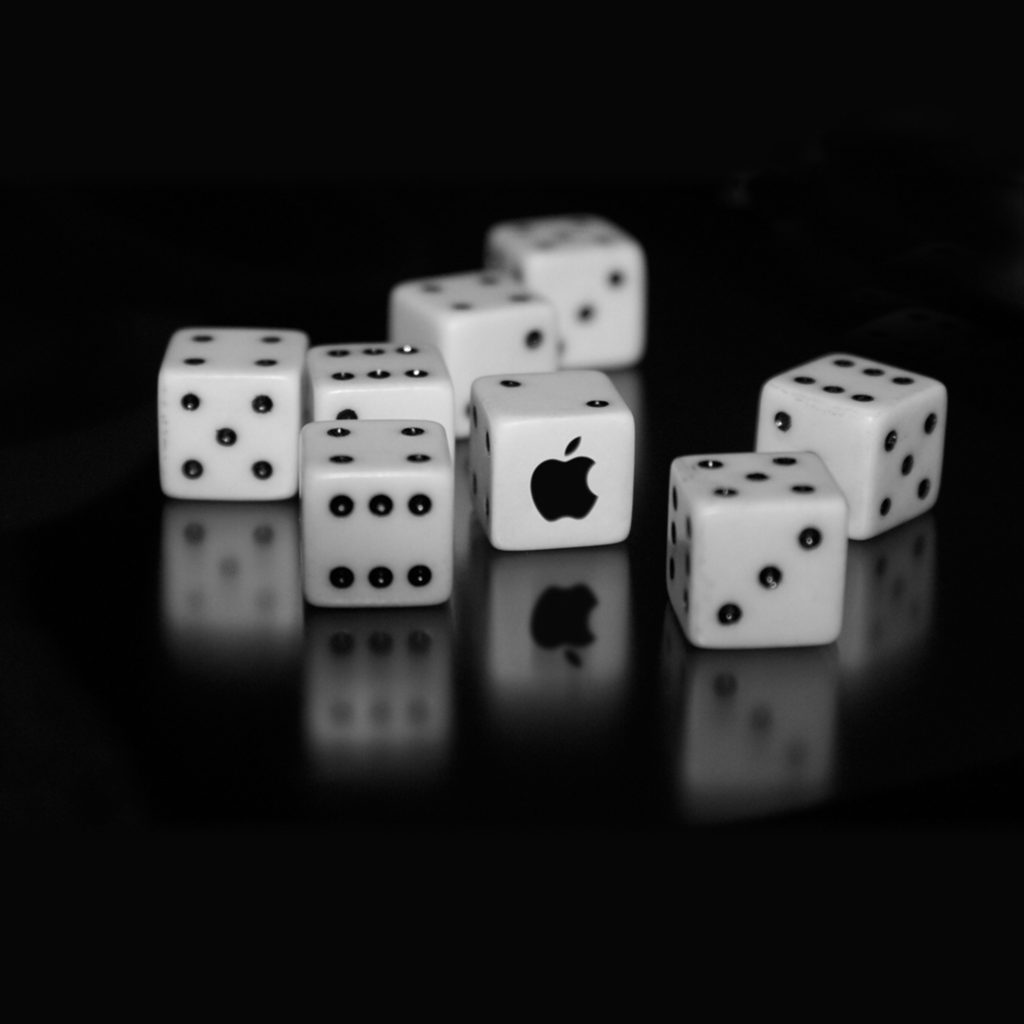 iPad Mini wallpapers Apple Logo Dice Ipad Wallpaper