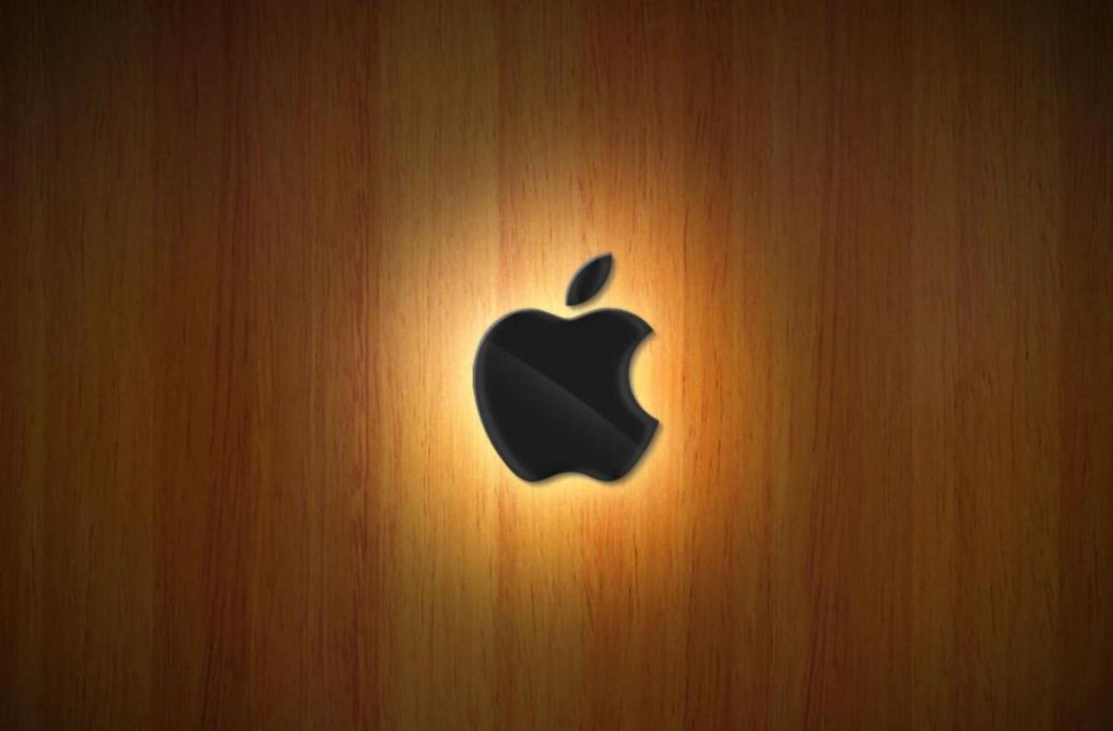 2266x1488 wallpaper Apple Logo Wood Ipad Wallpaper 2266x1488 pixels resolution