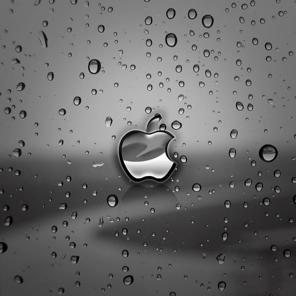 1024x1024 wallpaper 4k Apple Rain Ipad Wallpaper 1024x1024 pixels resolution