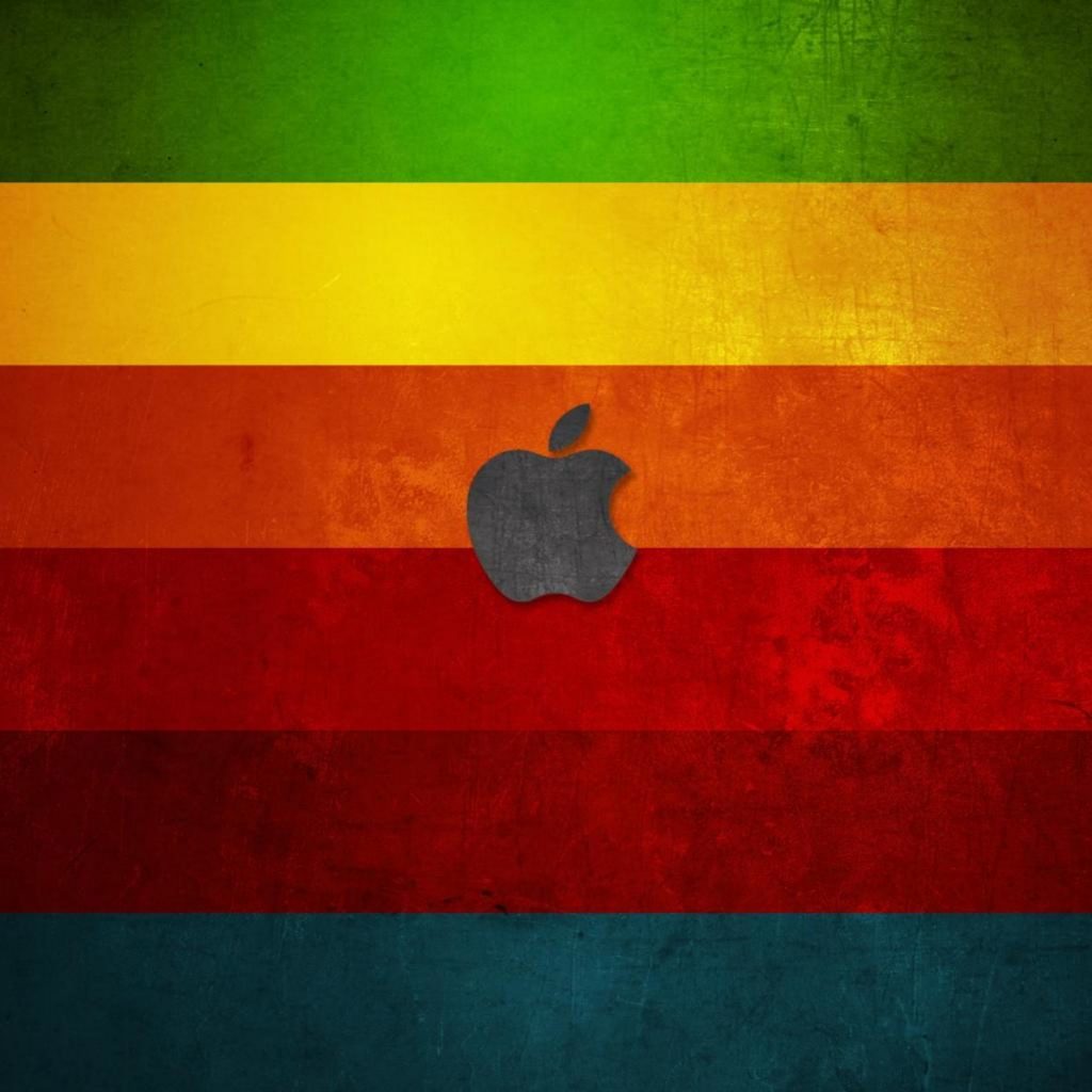 1024x1024 wallpaper 4k Apple With Colors Ipad Wallpaper 1024x1024 pixels resolution