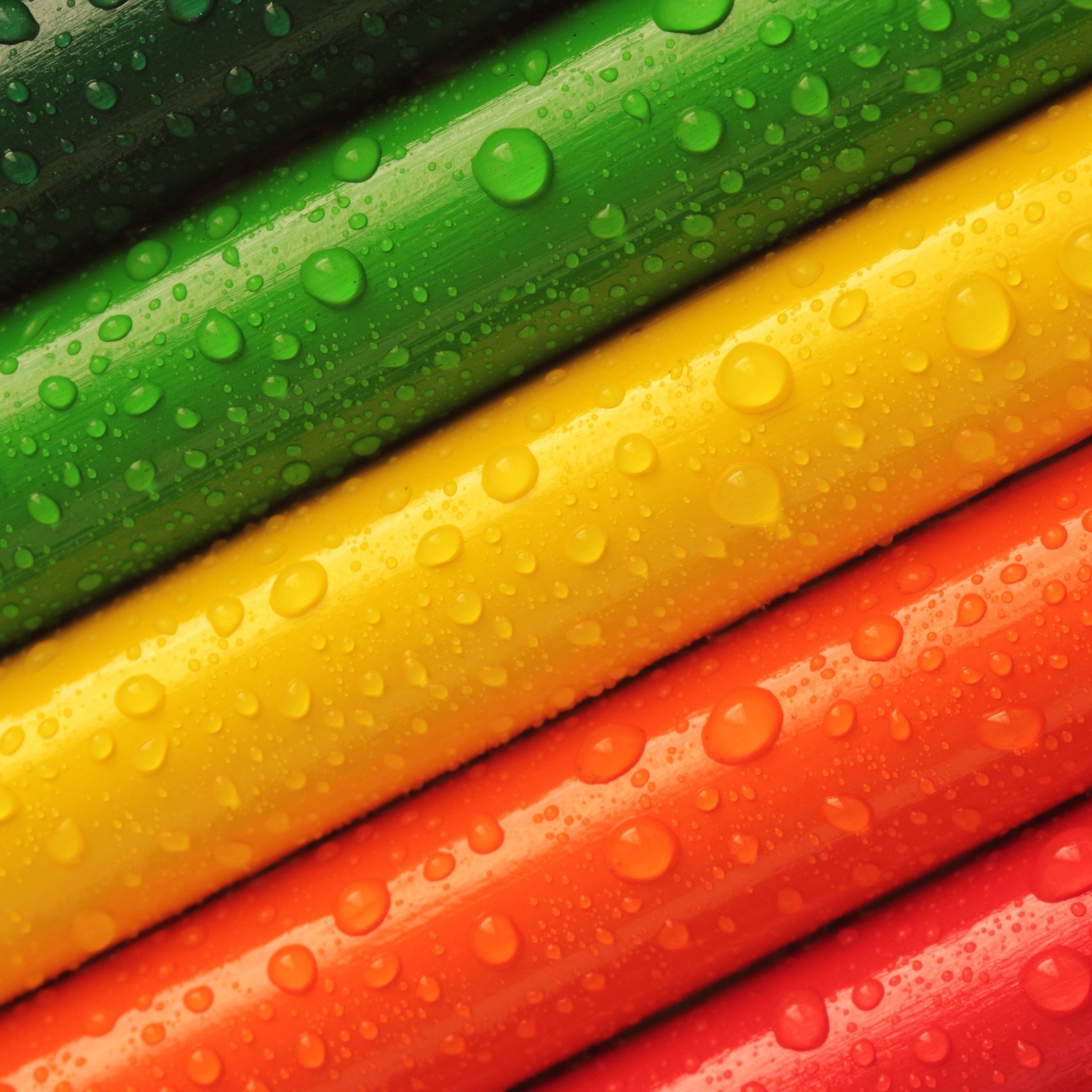 Crayons Rainbow Ipad Wallpaper