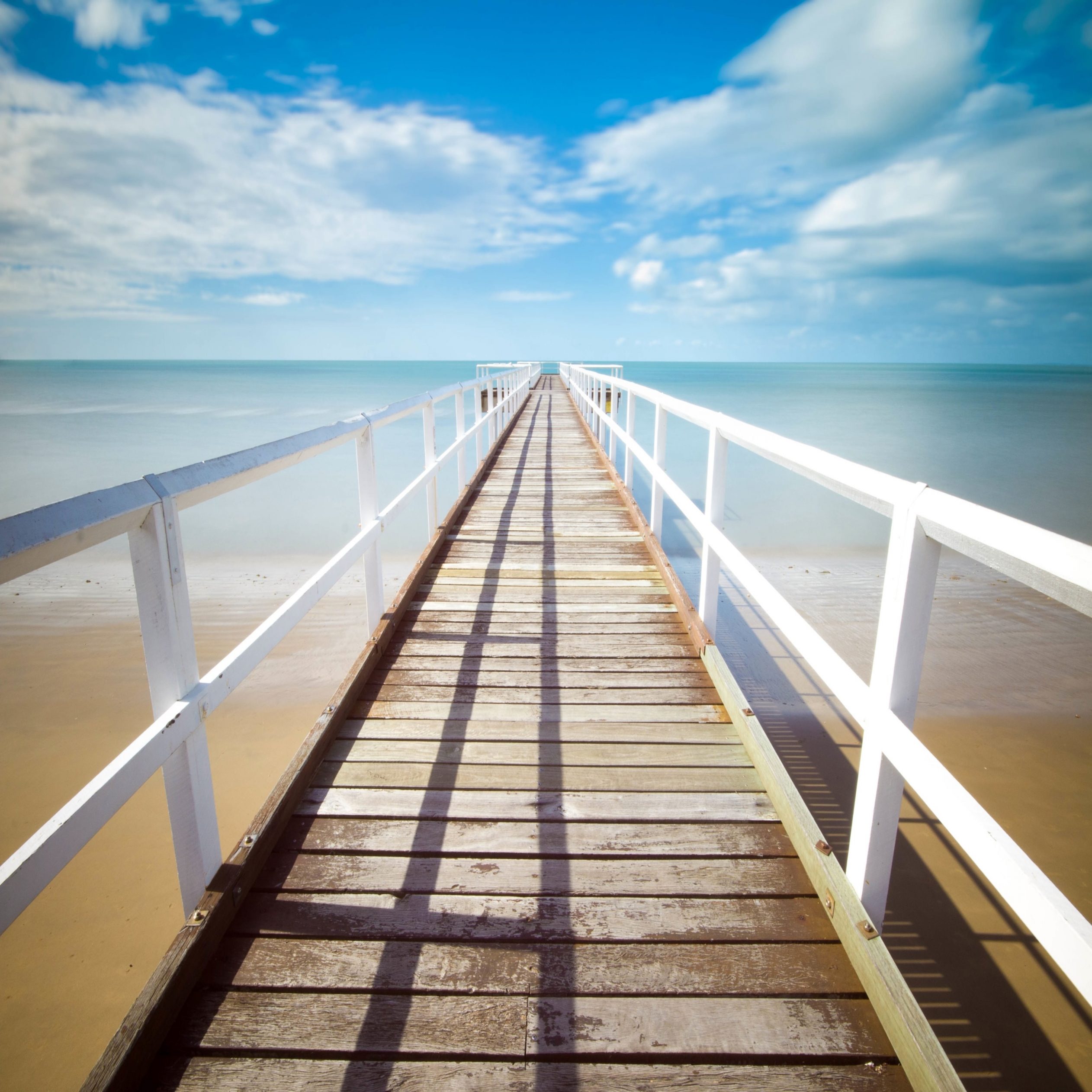2524x2524 Parallax wallpaper 4k Jetty Landing Stage Ipad Wallpaper 2524x2524 pixels resolution