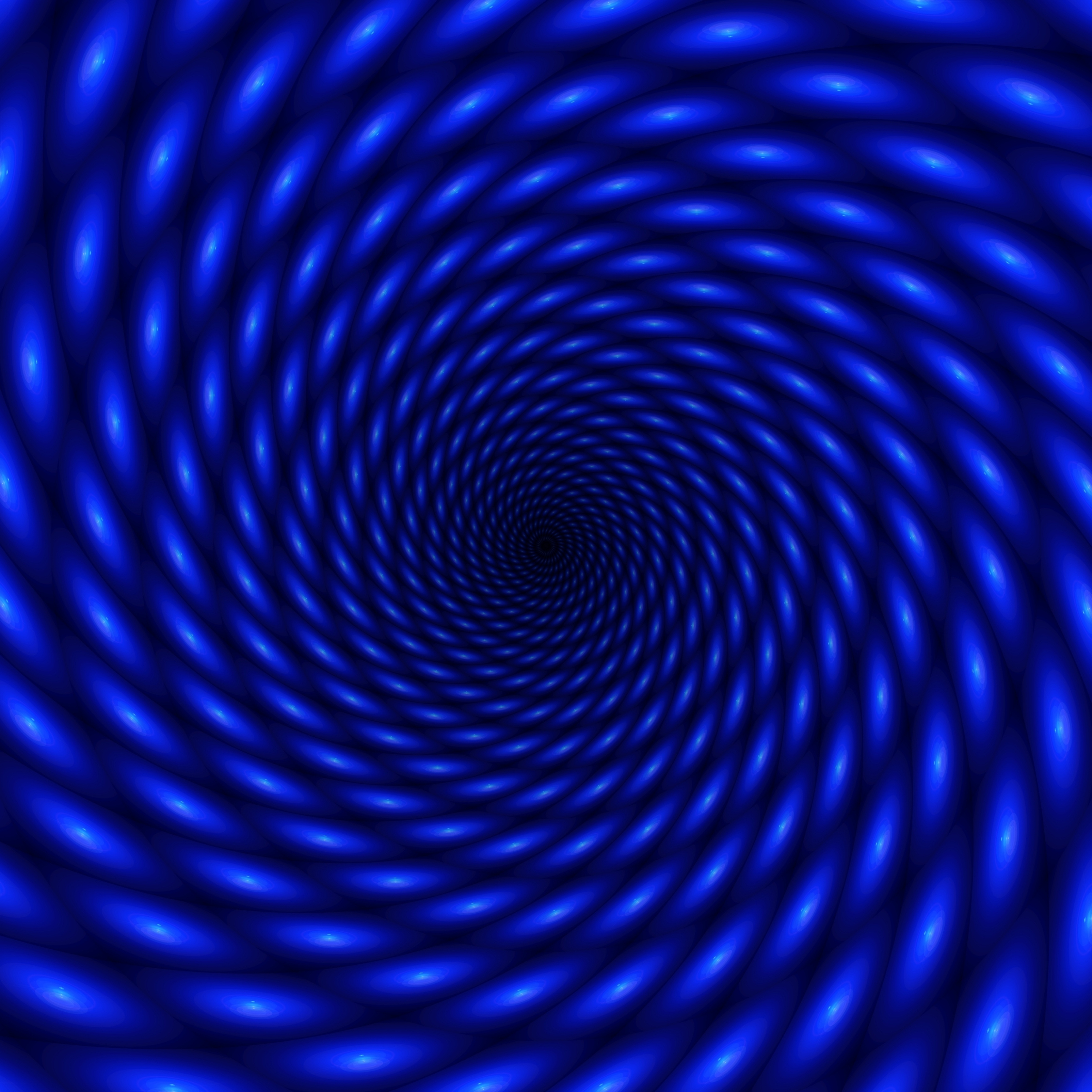 iPad Wallpapers Abstract Blue Spiral iPad Wallpaper 3208x3208 px