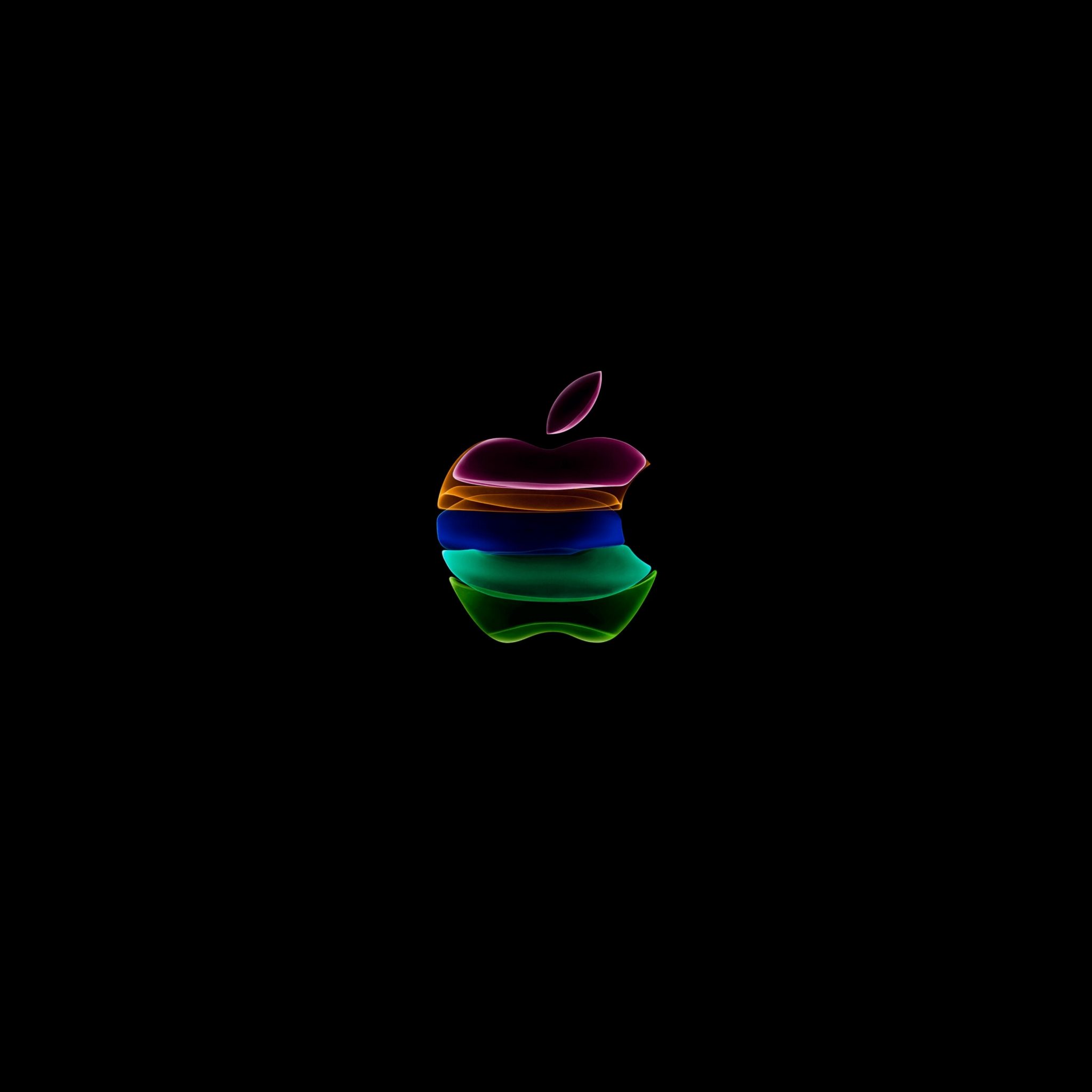 2048x2048 wallpapers iPad retina Apple Logo iPhone 11 Black iPad Wallpaper 2048x2048 pixels resolution