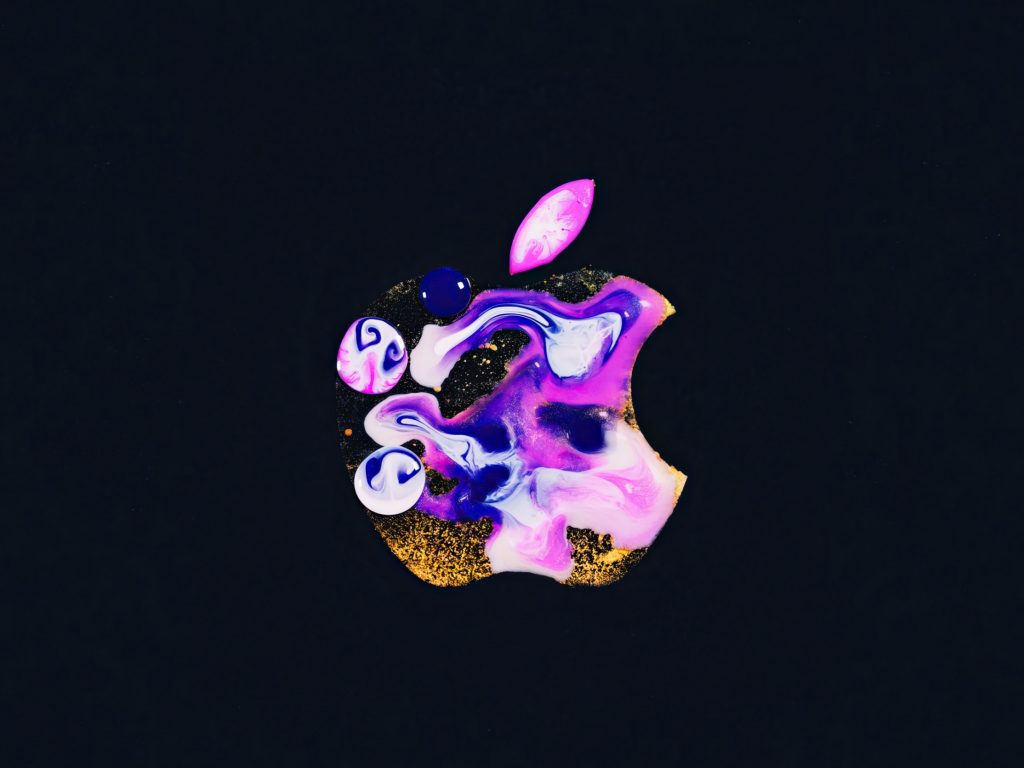 1024x768 wallpaper 4k Apple Logo iPhone 12 Colorful iPad Wallpaper 1024x768 pixels resolution
