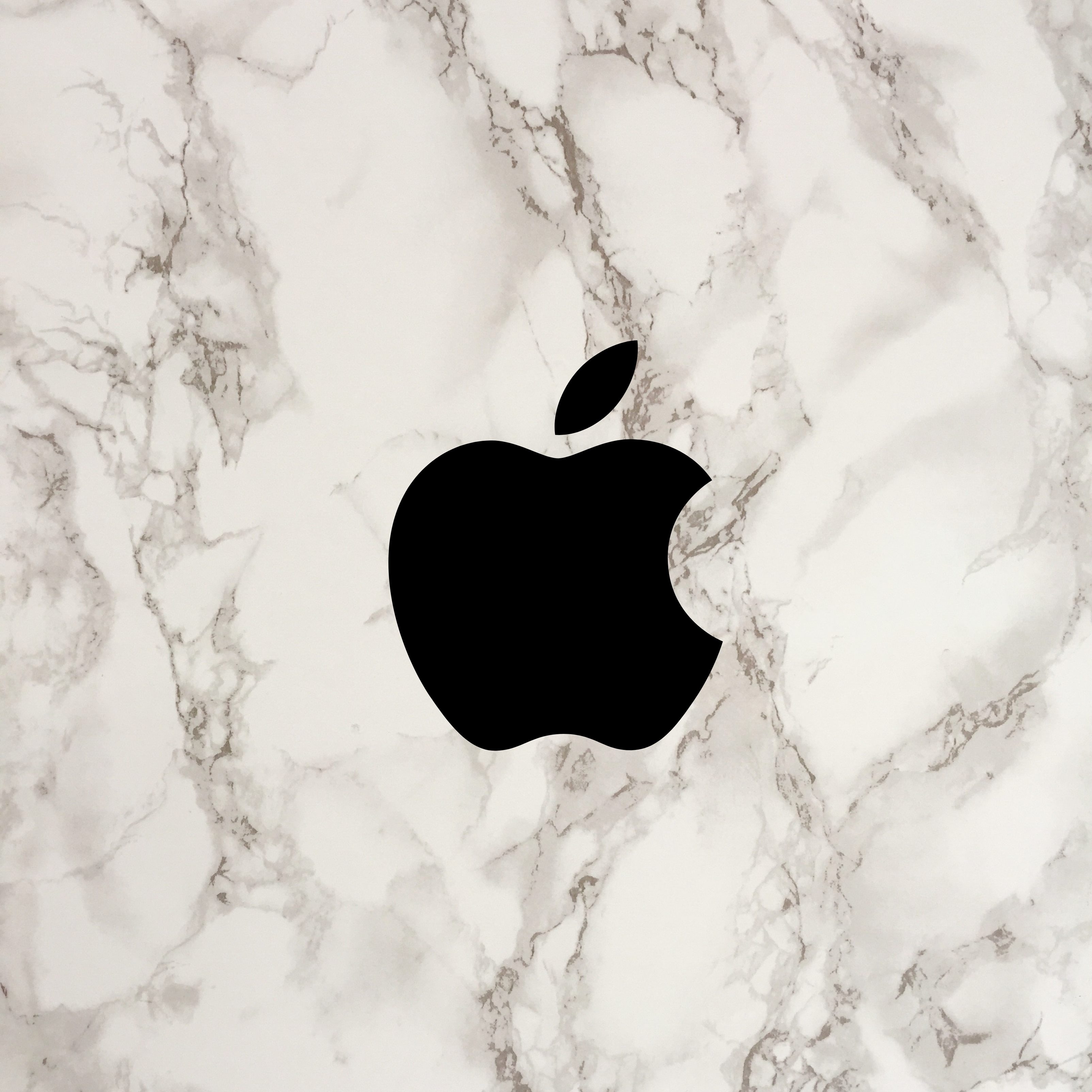 HD iPad Wallpapers 4K Apple Logo White Marble Ceramic Granite iPad Wallpaper 3208X3208 pixels