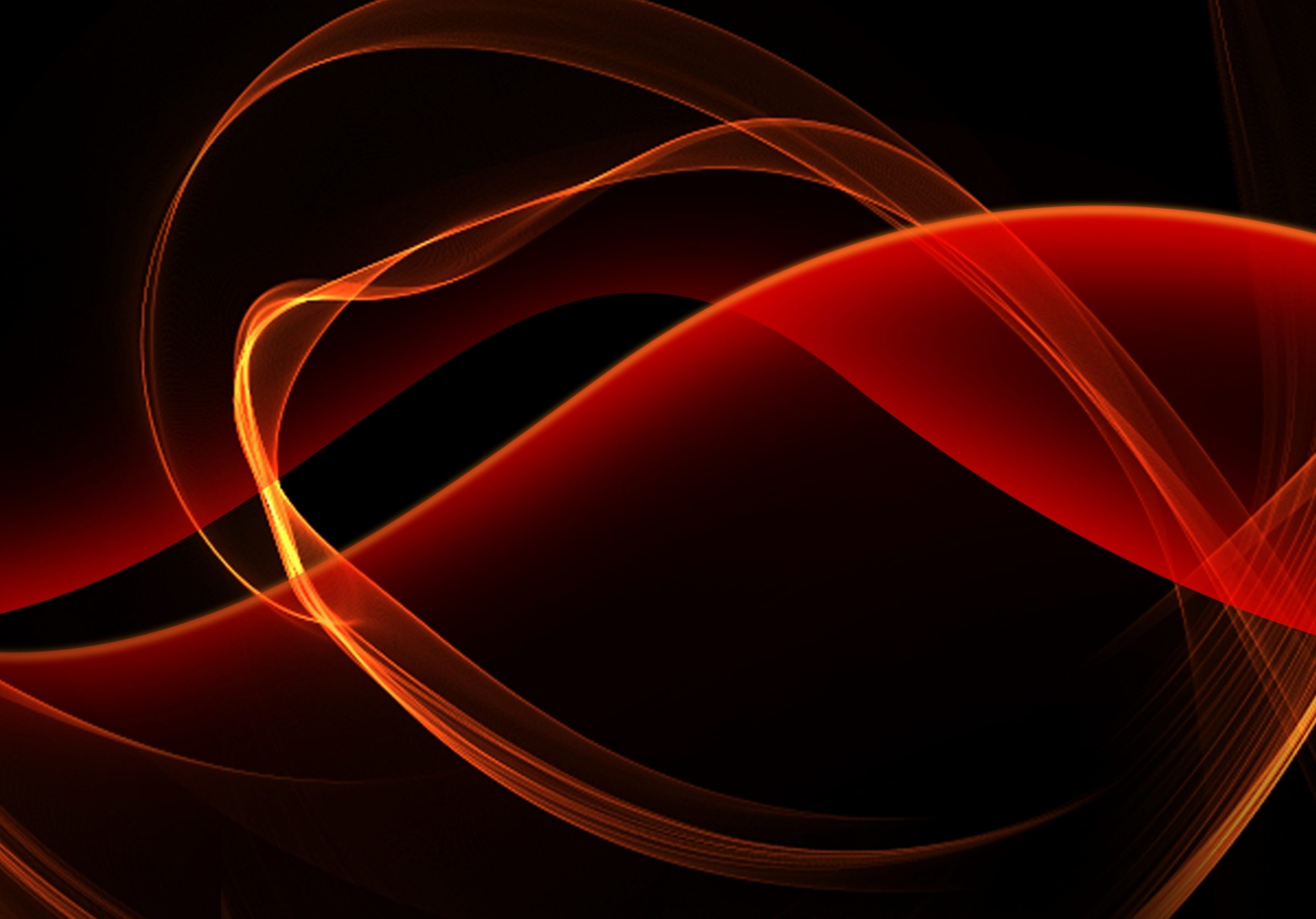 2388x1668 iPad Pro wallpapers Black and Red Glowing Curves iPad Wallpaper 2388x1668 pixels resolution