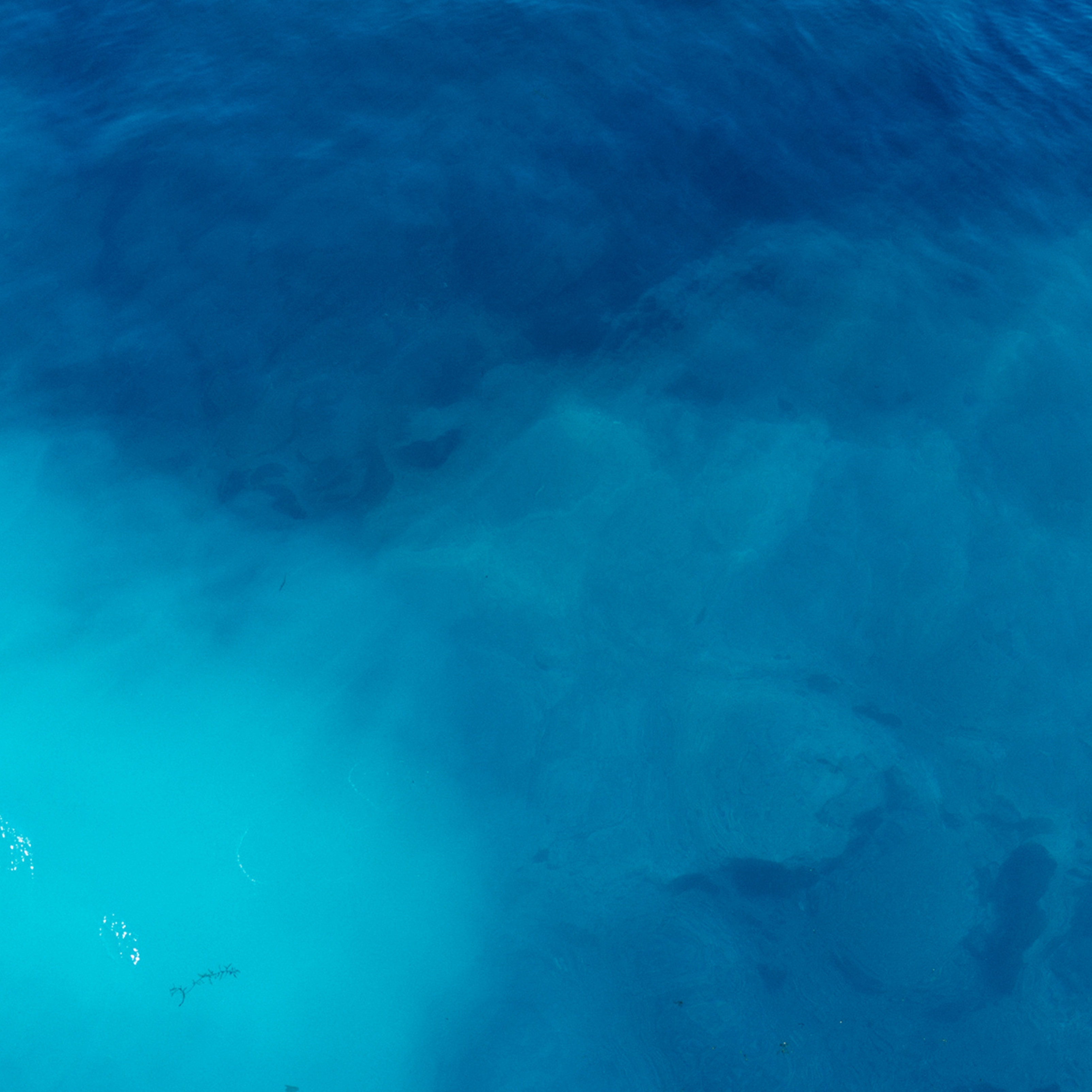 Blue Sea Water Ocean iPad Wallpaper