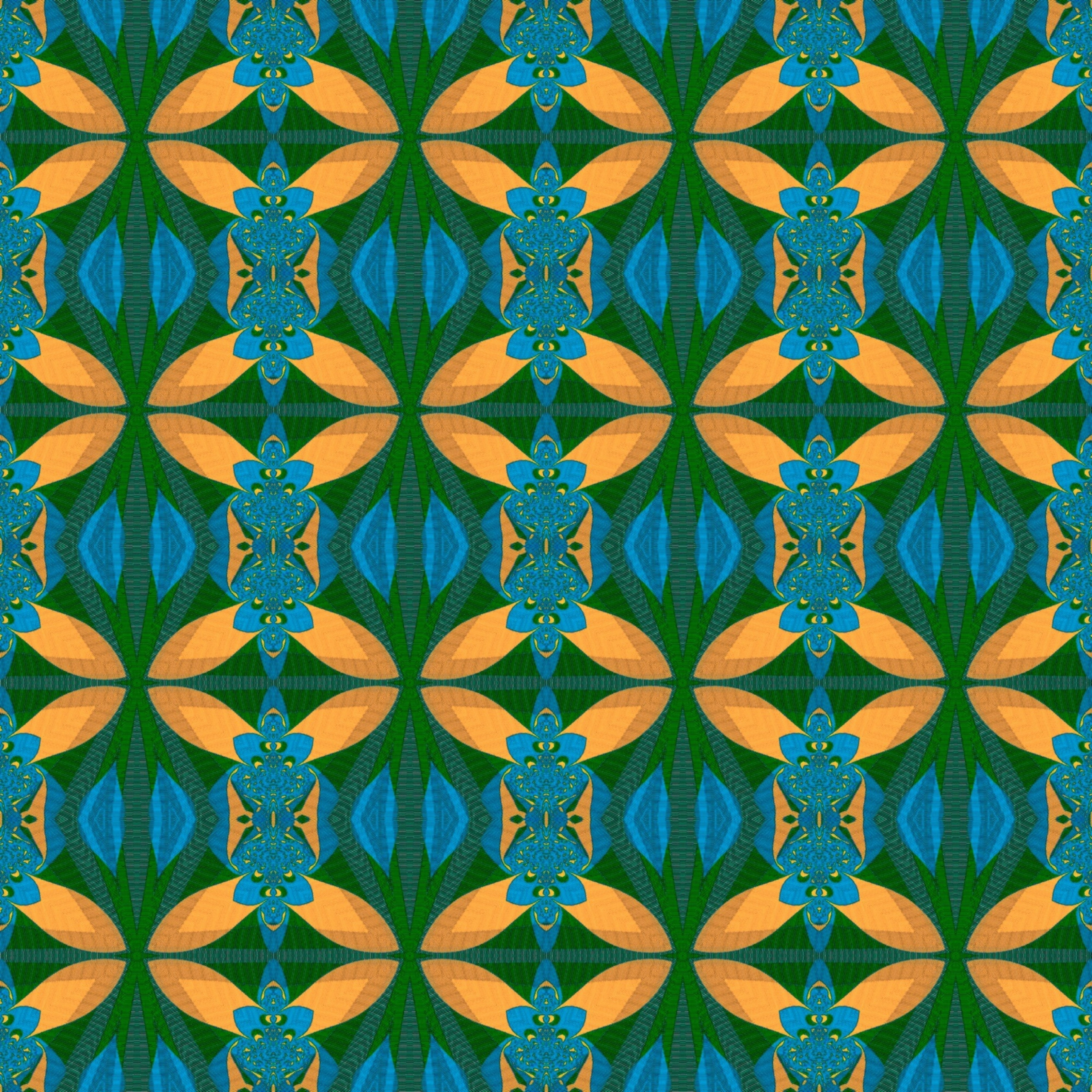 Colourful Pattern Digital iPad Wallpaper