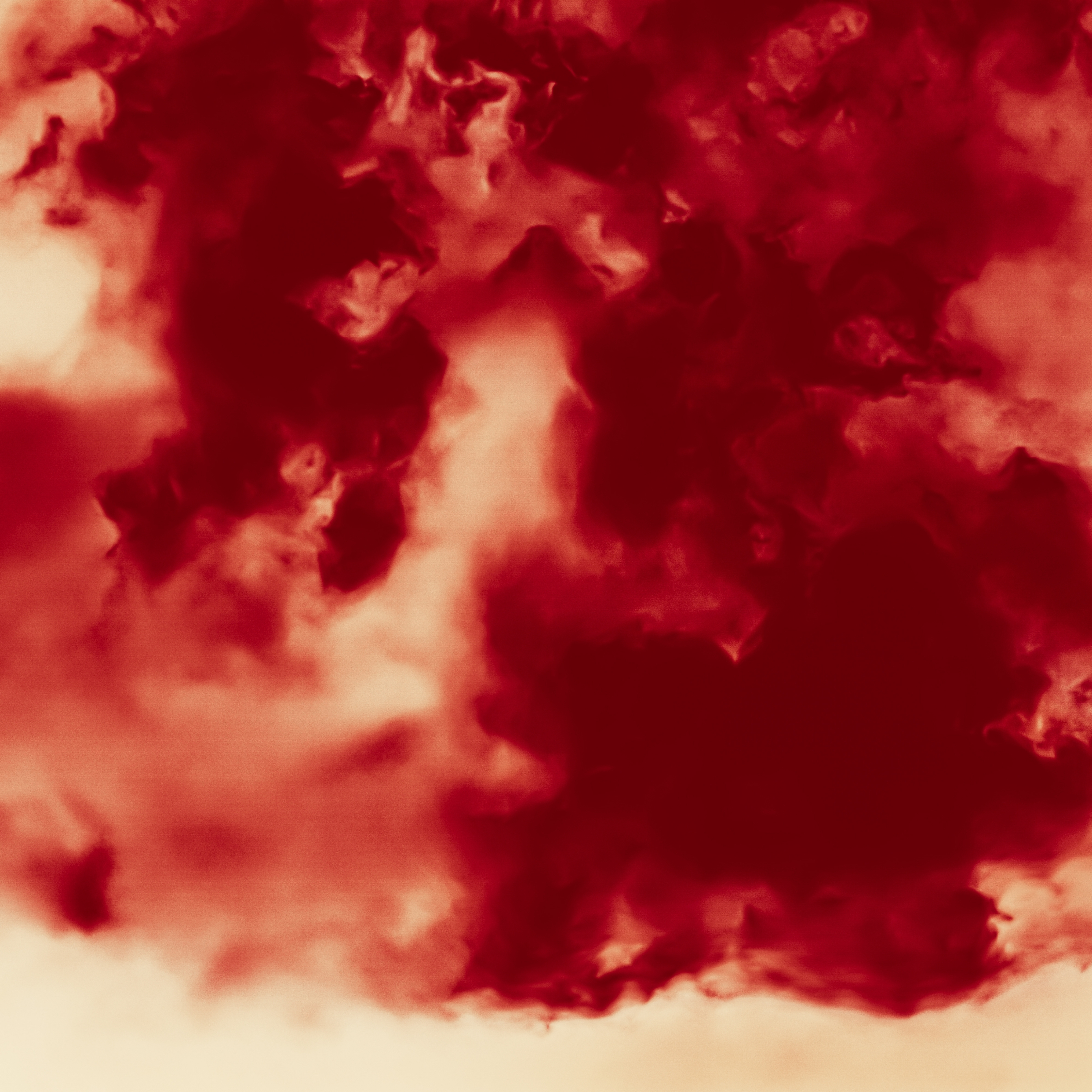 Minimalist Hot Fire Flames Red Clouds iPad Wallpaper