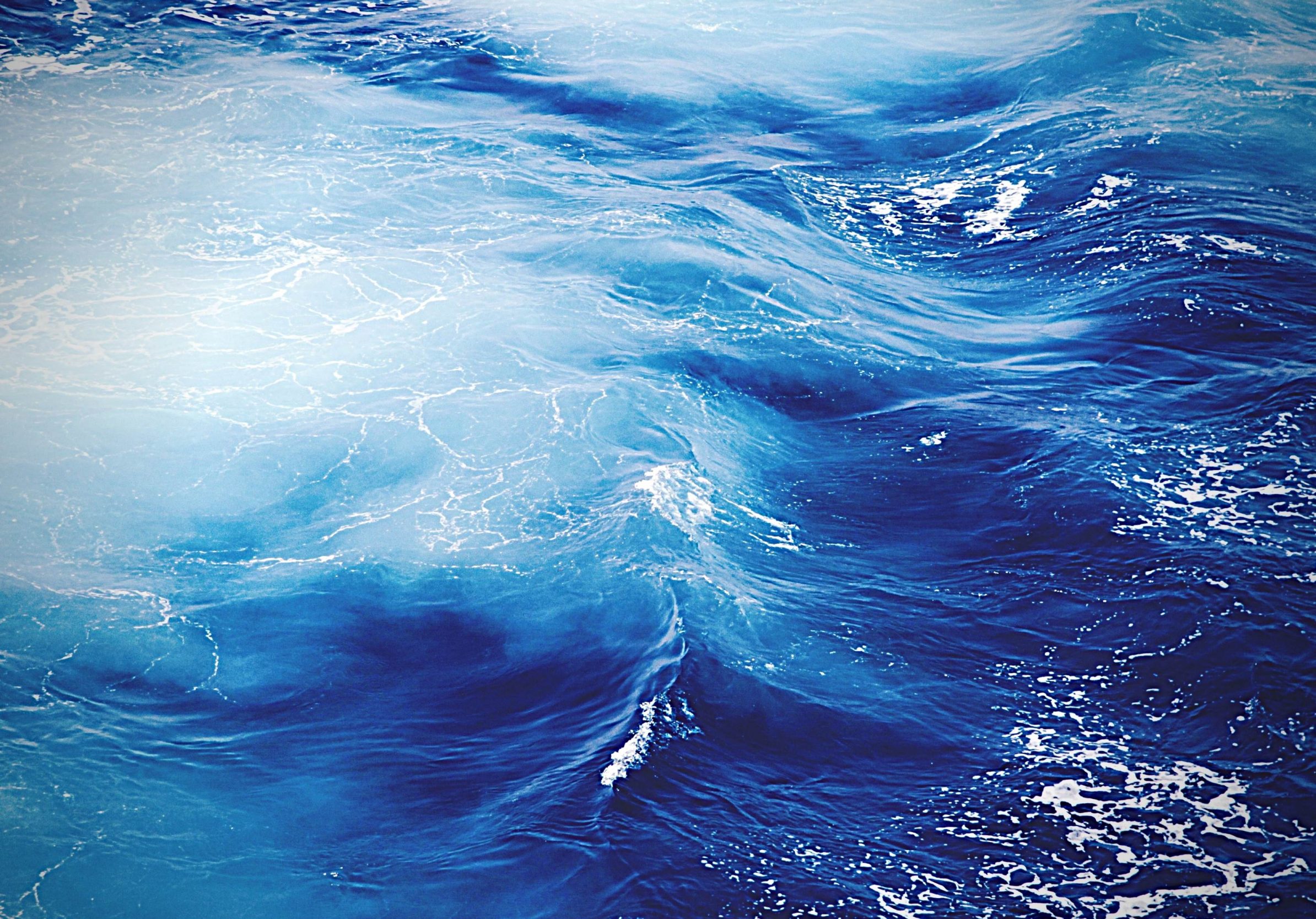2388x1668 iPad Pro wallpapers Ocean Sea Water Wave Blue iPad Wallpaper 2388x1668 pixels resolution