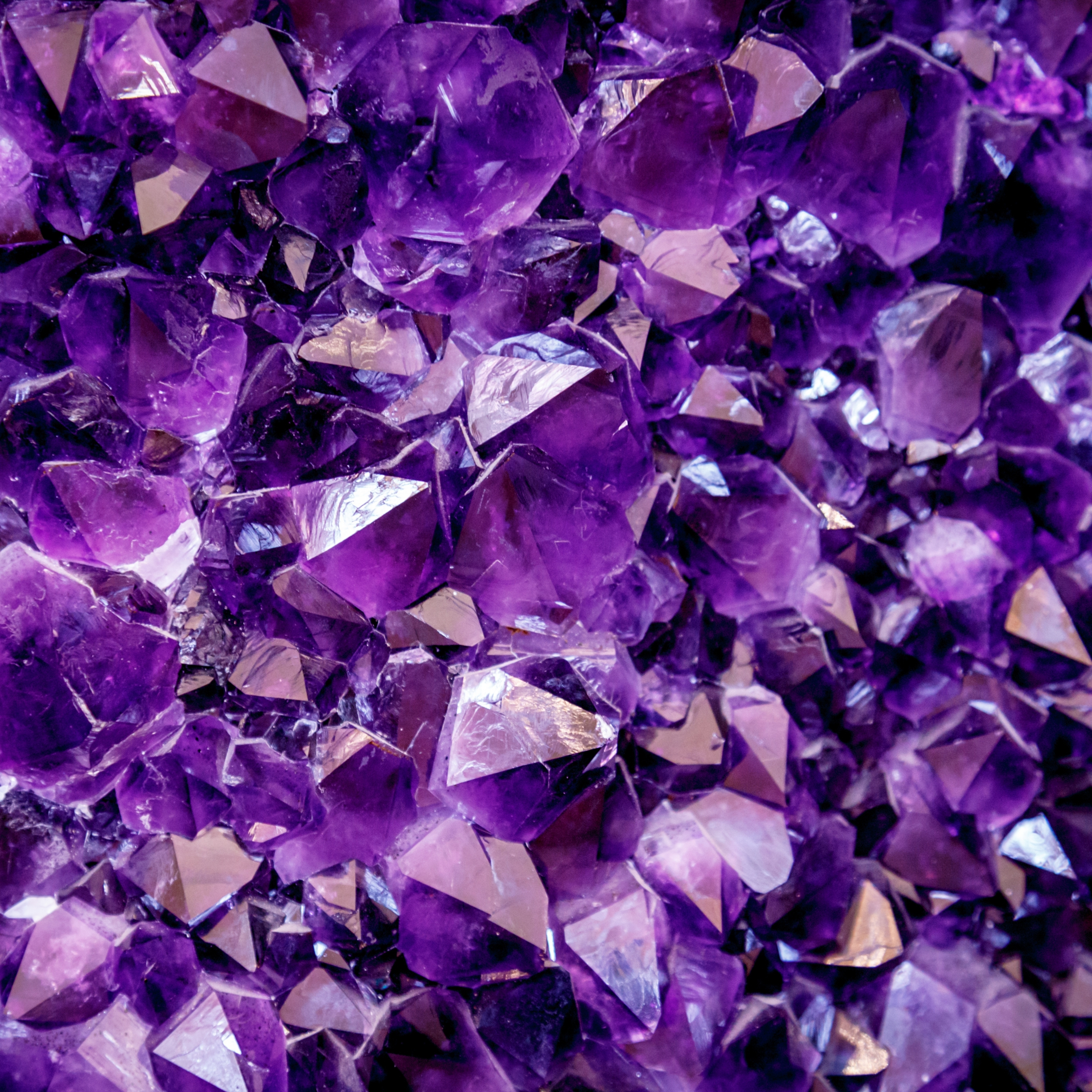 Purple Crystal Stone Precious Gem iPad Wallpaper