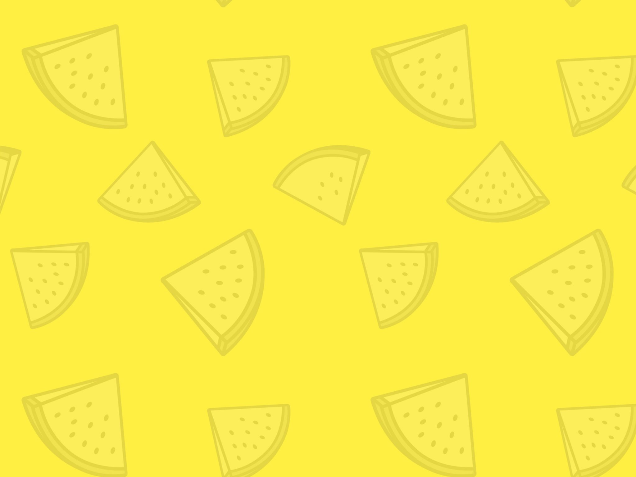 2048x1536 wallpaper Watermelon Pattern Yellow iPad Wallpaper 2048x1536 pixels resolution