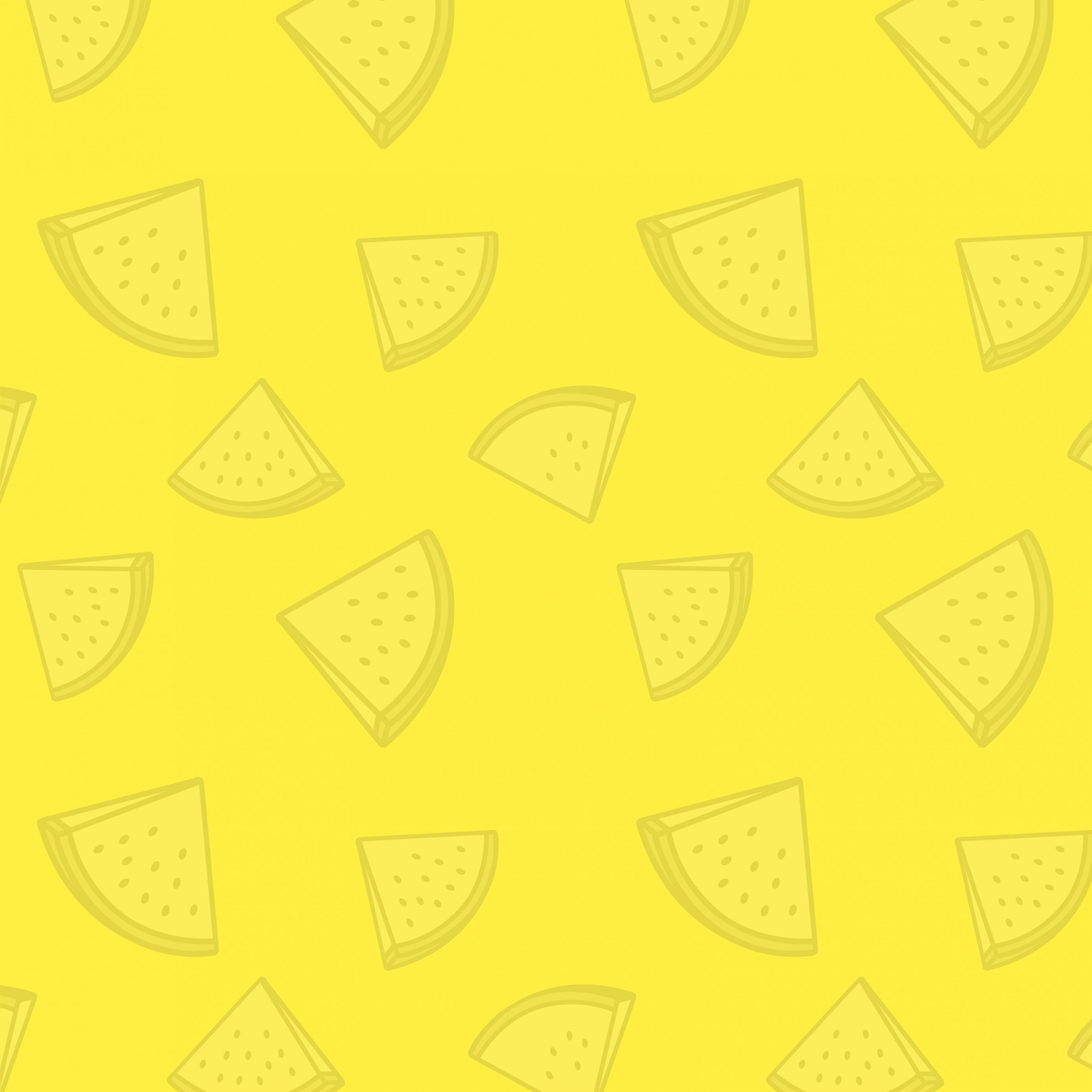 2780x2780 Parallax wallpaper 4k Watermelon Pattern Yellow iPad Wallpaper 2780x2780 pixels resolution