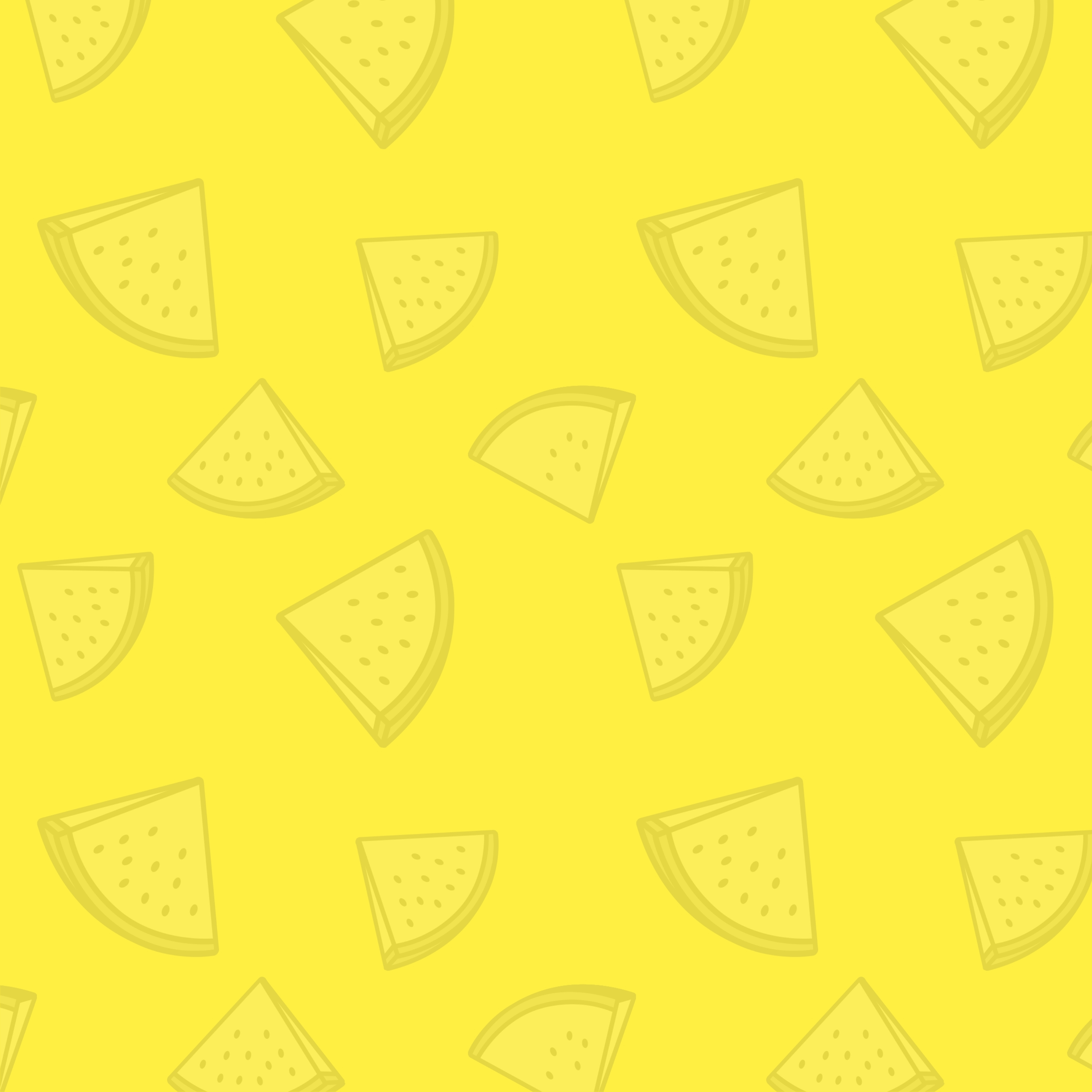 iPad Pro wallpapers Watermelon Pattern Yellow iPad Wallpaper