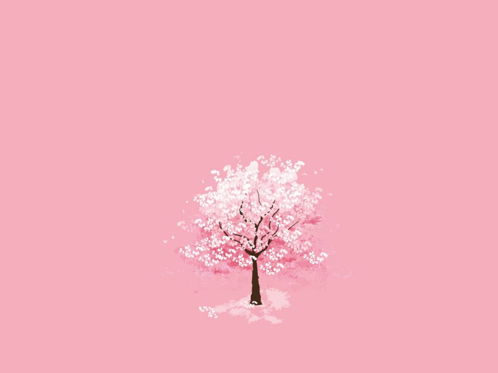 1024x768 wallpaper 4k Winter Season Tree Pink Background iPad Wallpaper 1024x768 pixels resolution