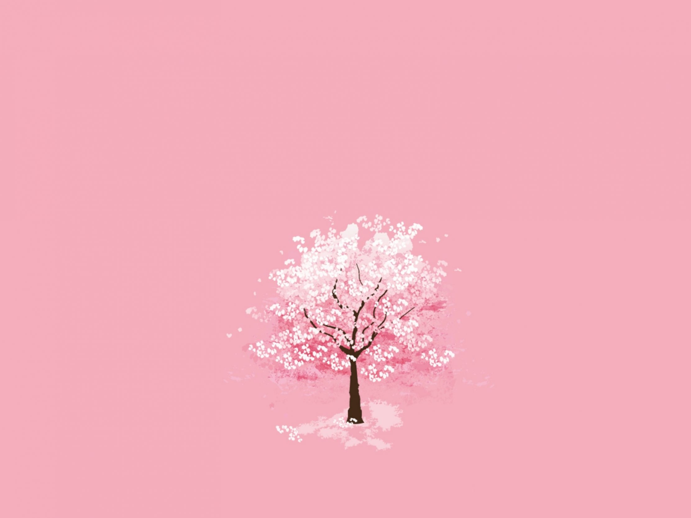 2224x1668 iPad Pro wallpapers Winter Season Tree Pink Background iPad Wallpaper 2224x1668 pixels resolution