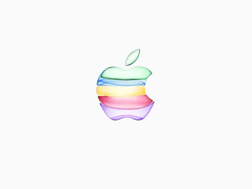 1024x768 wallpaper 4k iPhone 11 Apple Logo White Background iPad Wallpaper 1024x768 pixels resolution