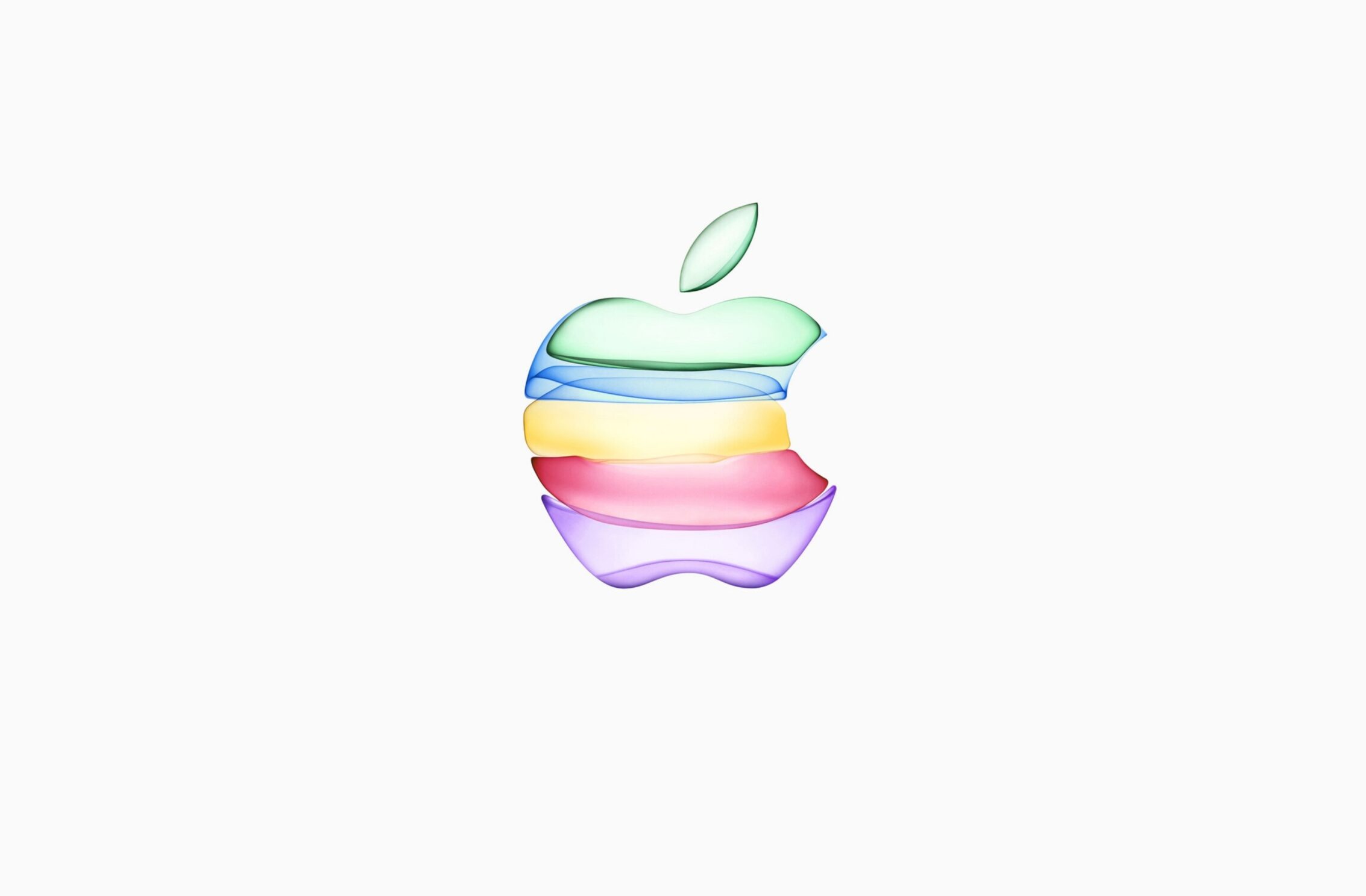 2266x1488 wallpaper iPhone 11 Apple Logo White Background iPad Wallpaper 2266x1488 pixels resolution