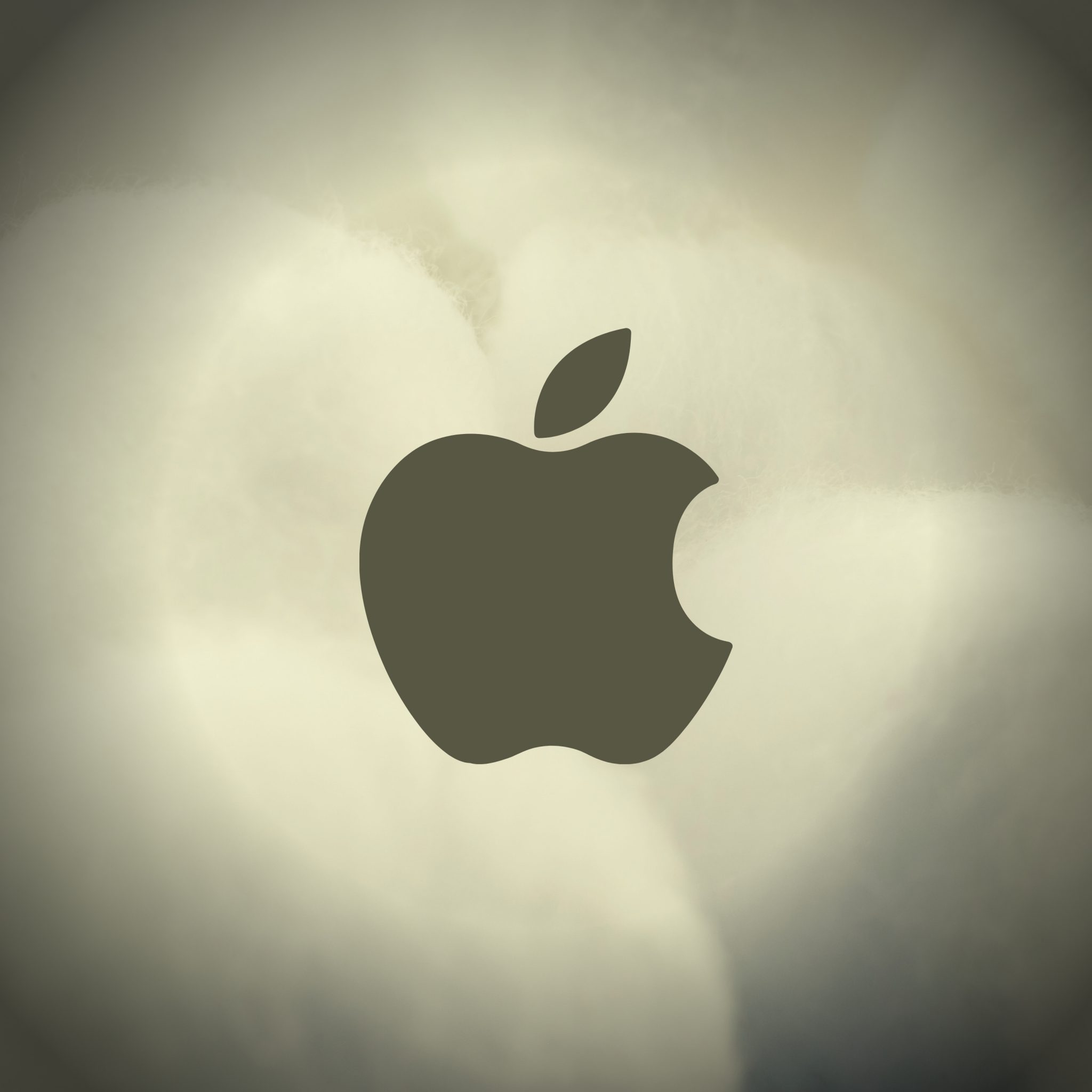 2048x2048 wallpapers iPad retina Apple Logo Cotton Background iPad Wallpaper 2048x2048 pixels resolution