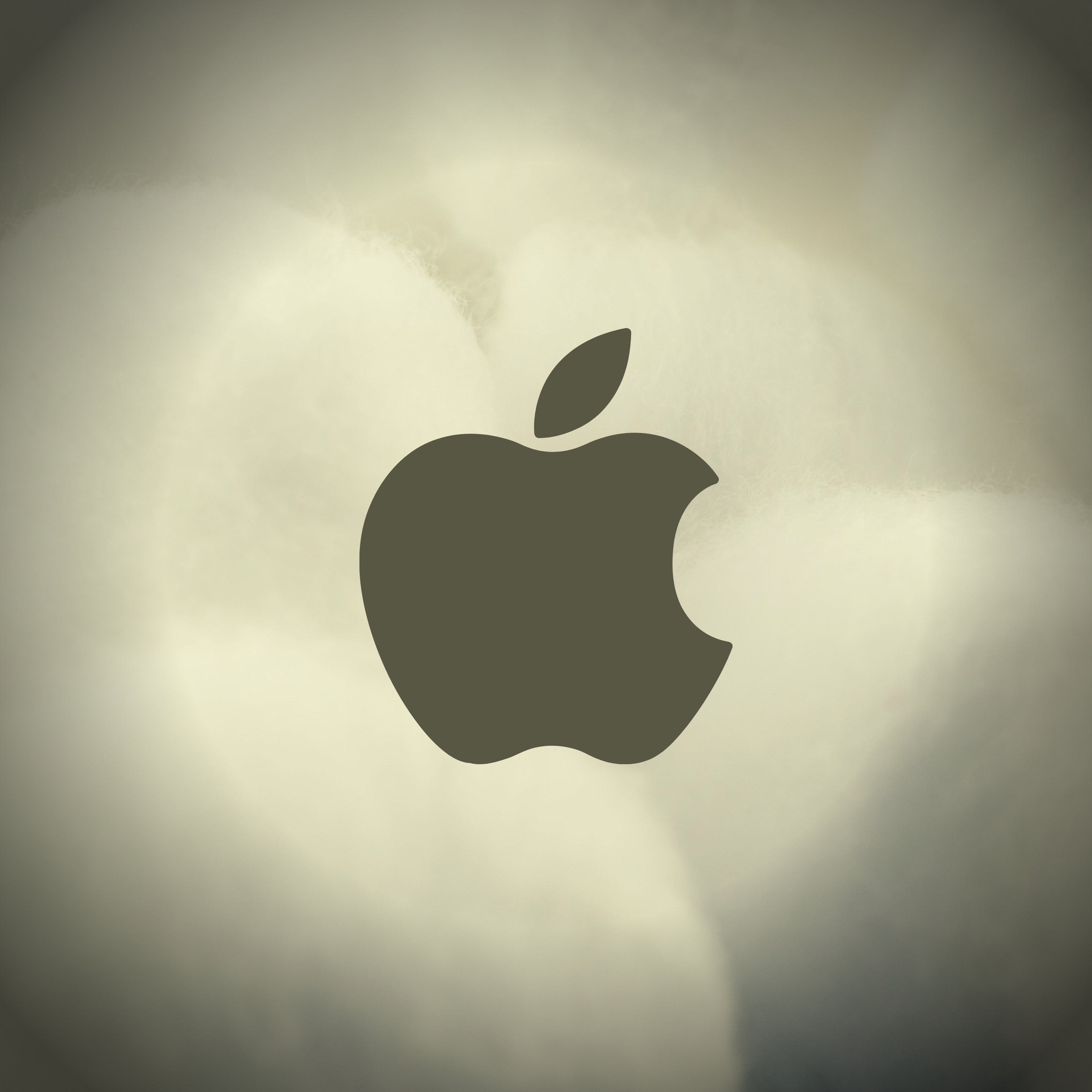 iPad Wallpapers Apple Logo Cotton Background iPad Wallpaper 3208x3208 px