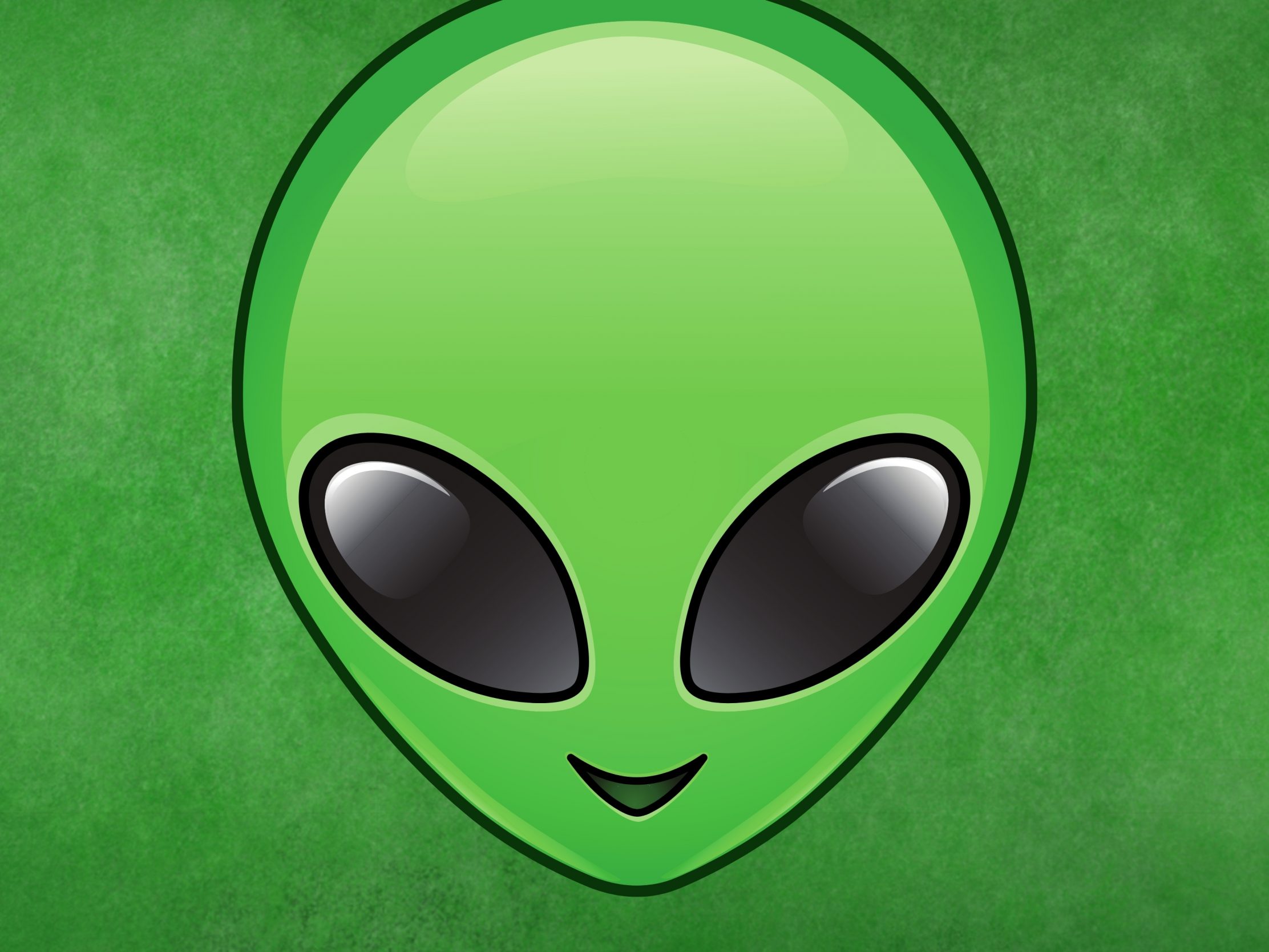 2224x1668 iPad Pro wallpapers Alien Emoji Face Invader Halloween Spaceship Green iPad Wallpaper 2224x1668 pixels resolution