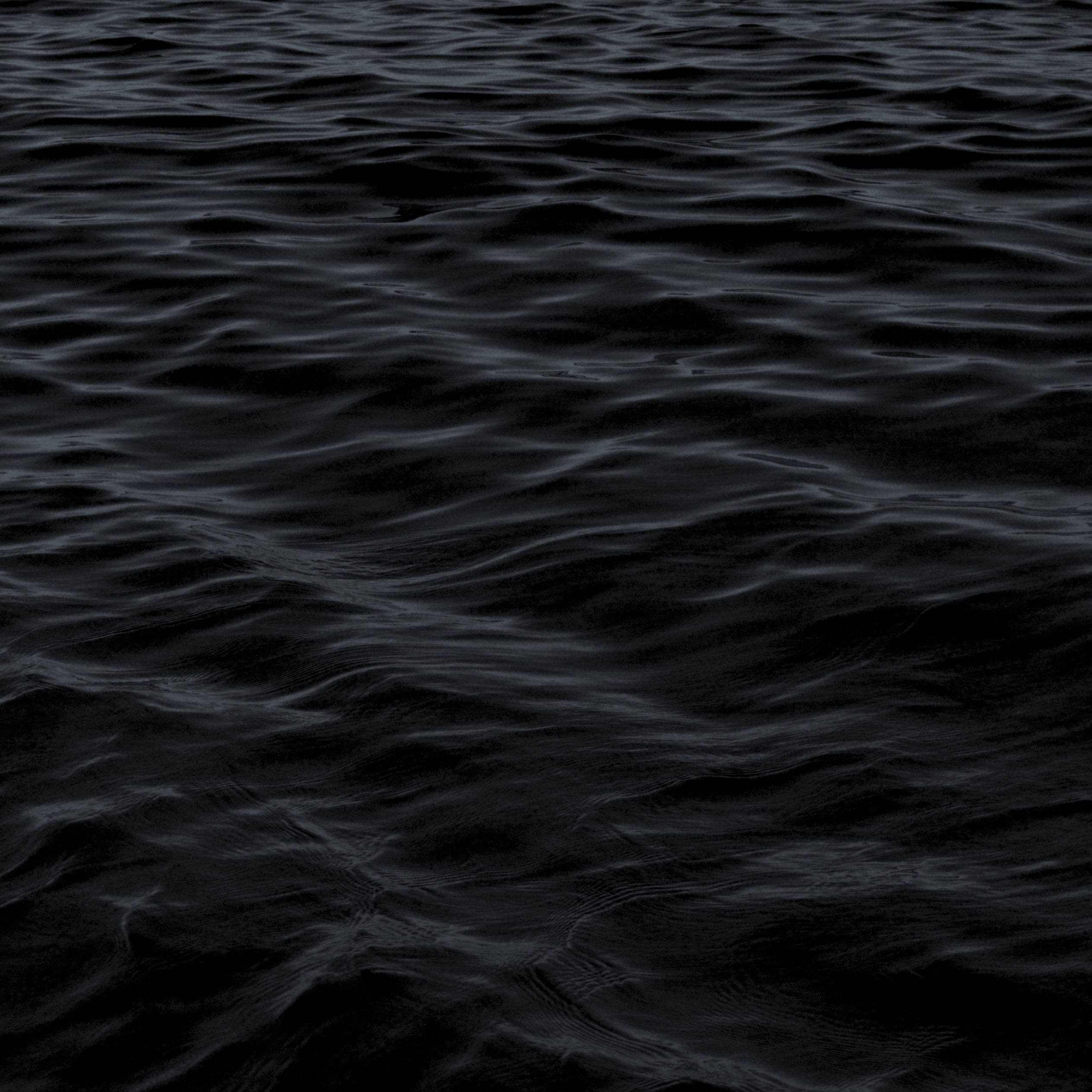 2524x2524 Parallax wallpaper 4k Dark Water Waves Sea Pattern iPad Wallpaper 2524x2524 pixels resolution
