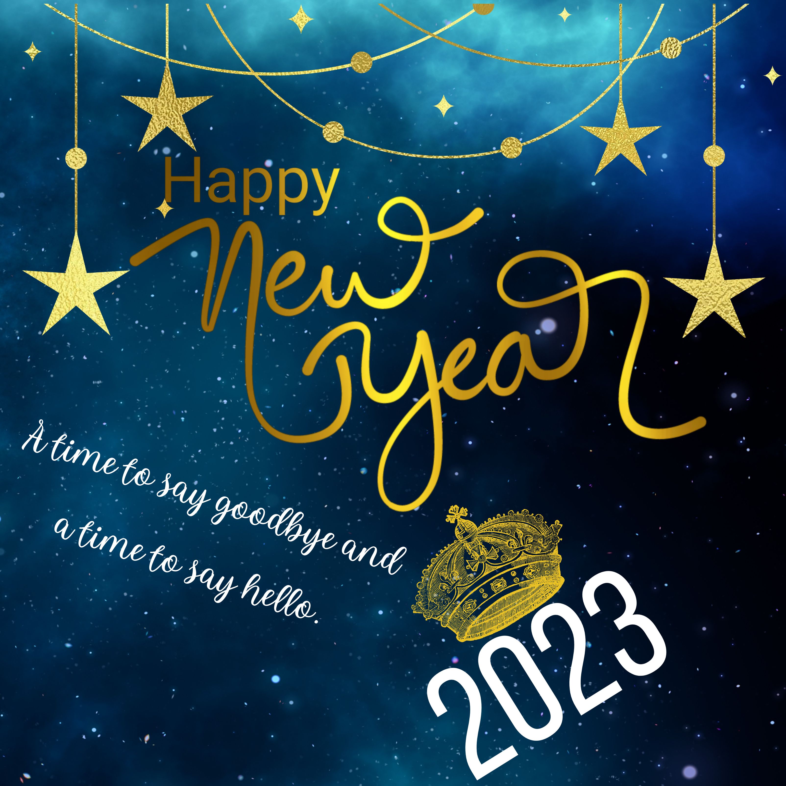 2023 New Year HD Wallpaper iPad