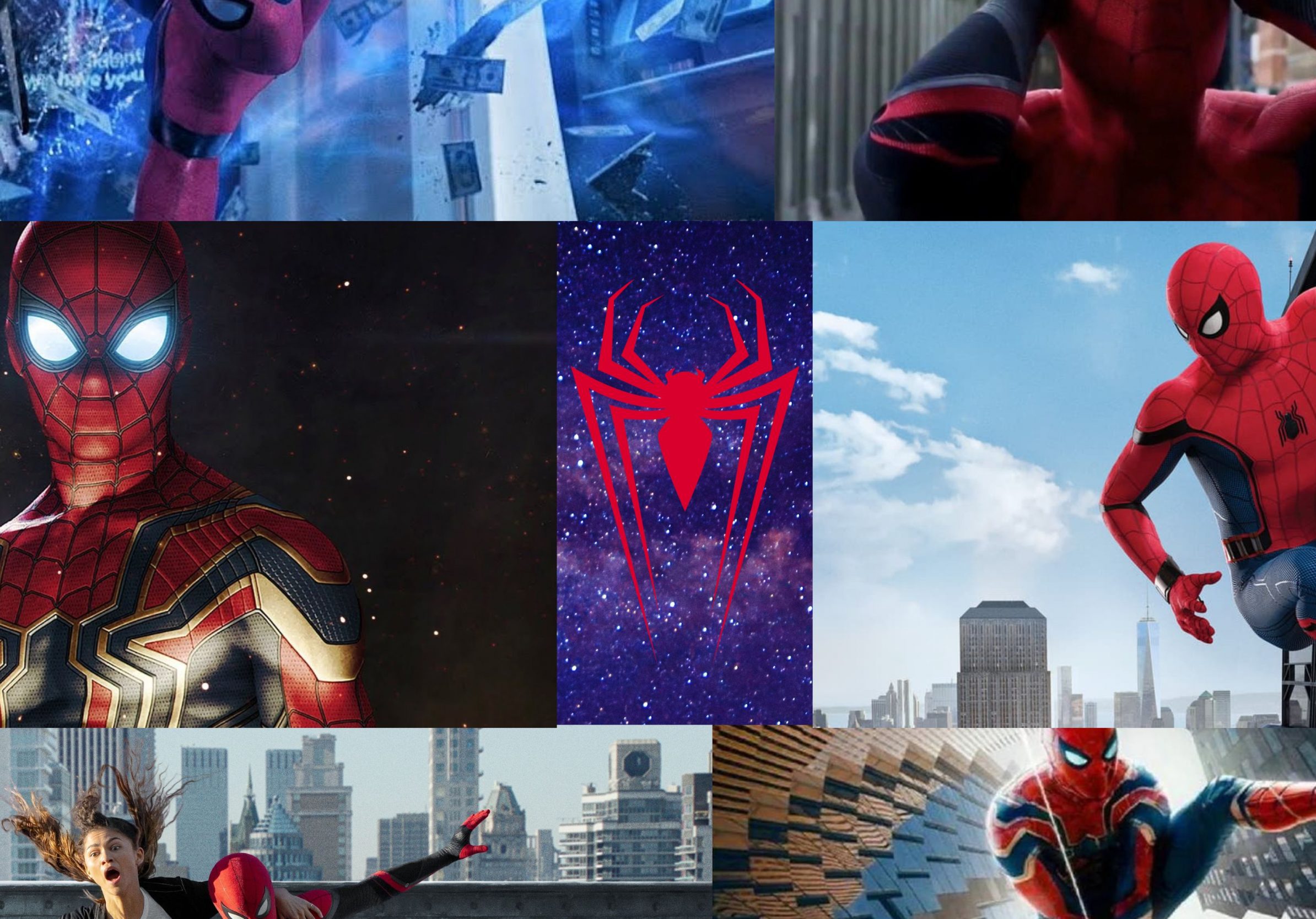 2388x1668 iPad Pro wallpapers Spiderman Collage 4k Ipad Wallpaper 2388x1668 pixels resolution