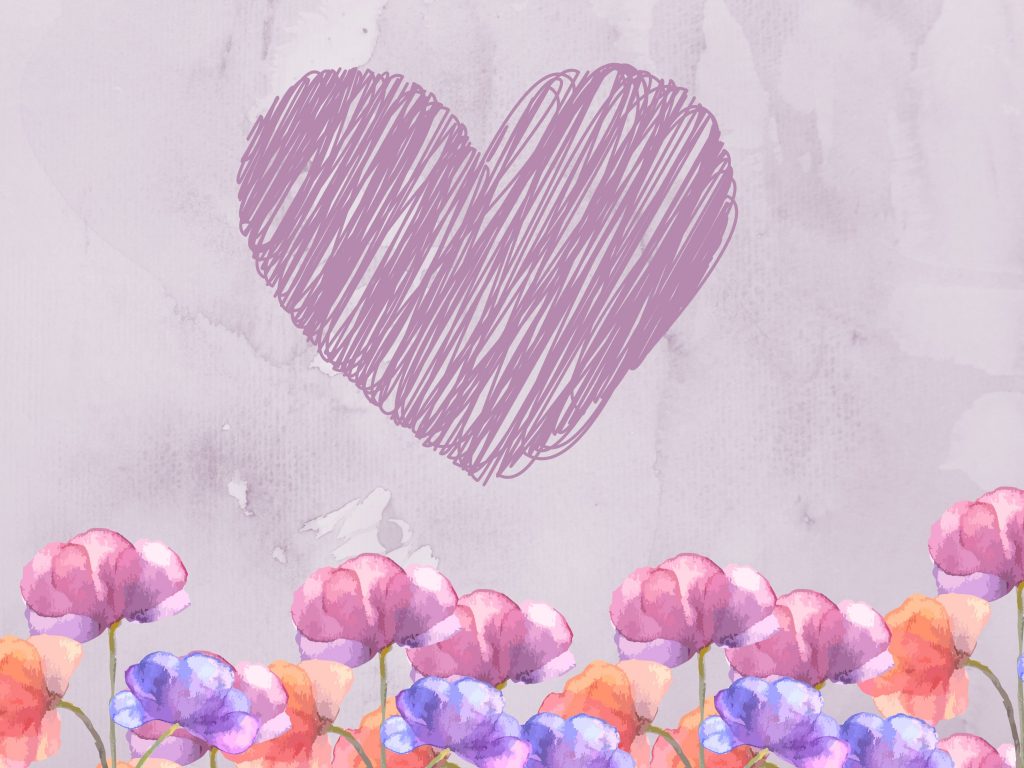 1024x768 wallpaper 4k Heart Floral Pastels Ipad Wallpaper 1024x768 pixels resolution