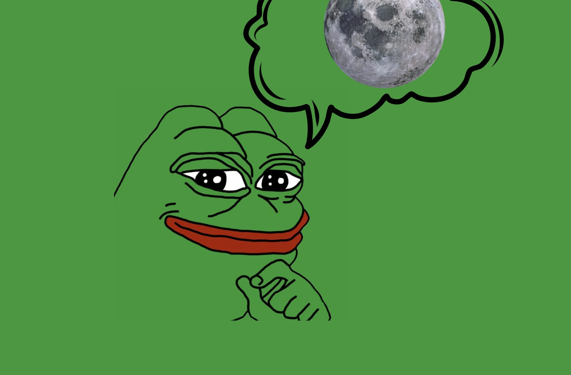 2266x1488 iPad Mini wallpapers Pepe Wallpaper Dreaming of Moon 2266x1488 pixels resolution